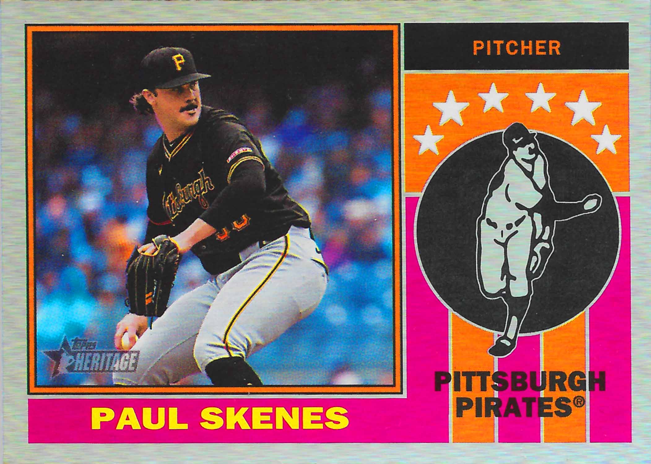 2025 Topps Heritage '76 Player Icons Holographic