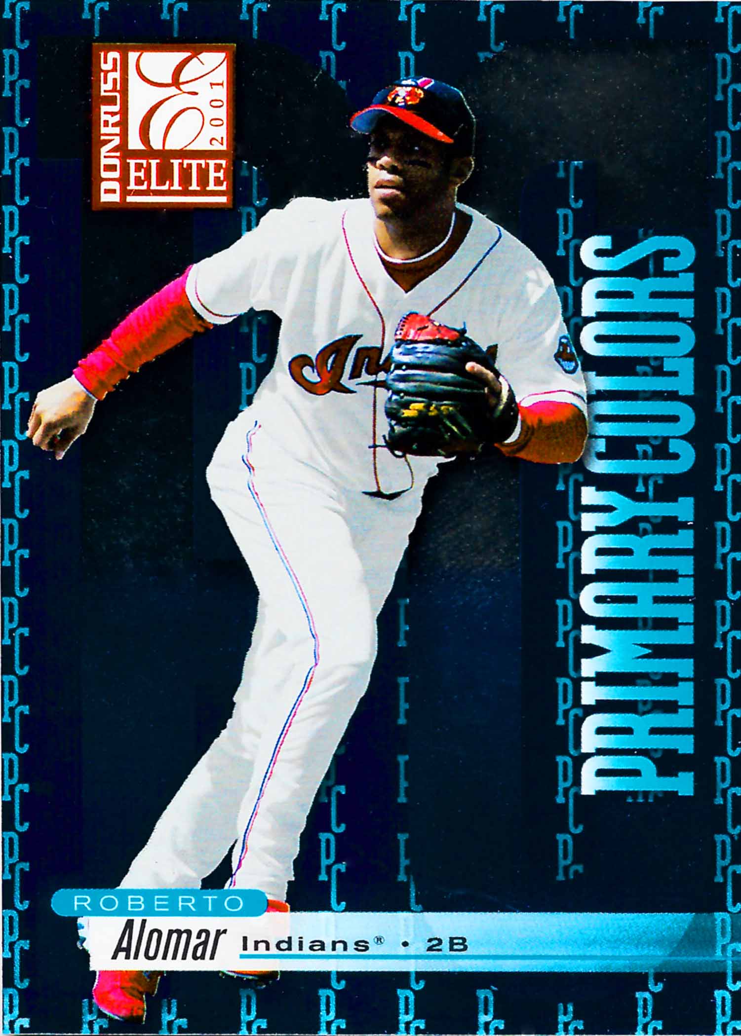 2001 Donruss Elite Primary Colors Blue