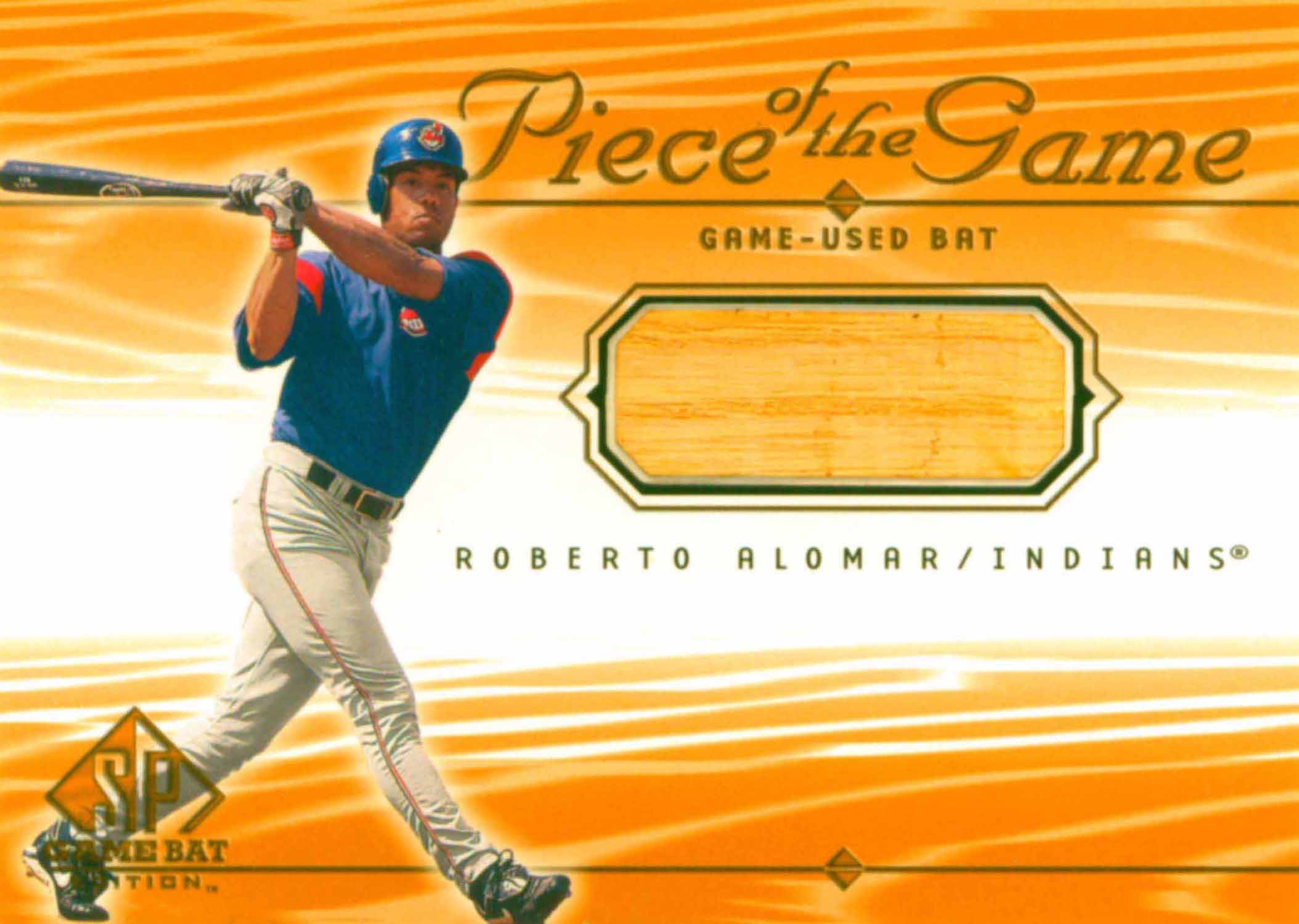 2001 SP Game Bat Edition Piece of the Game