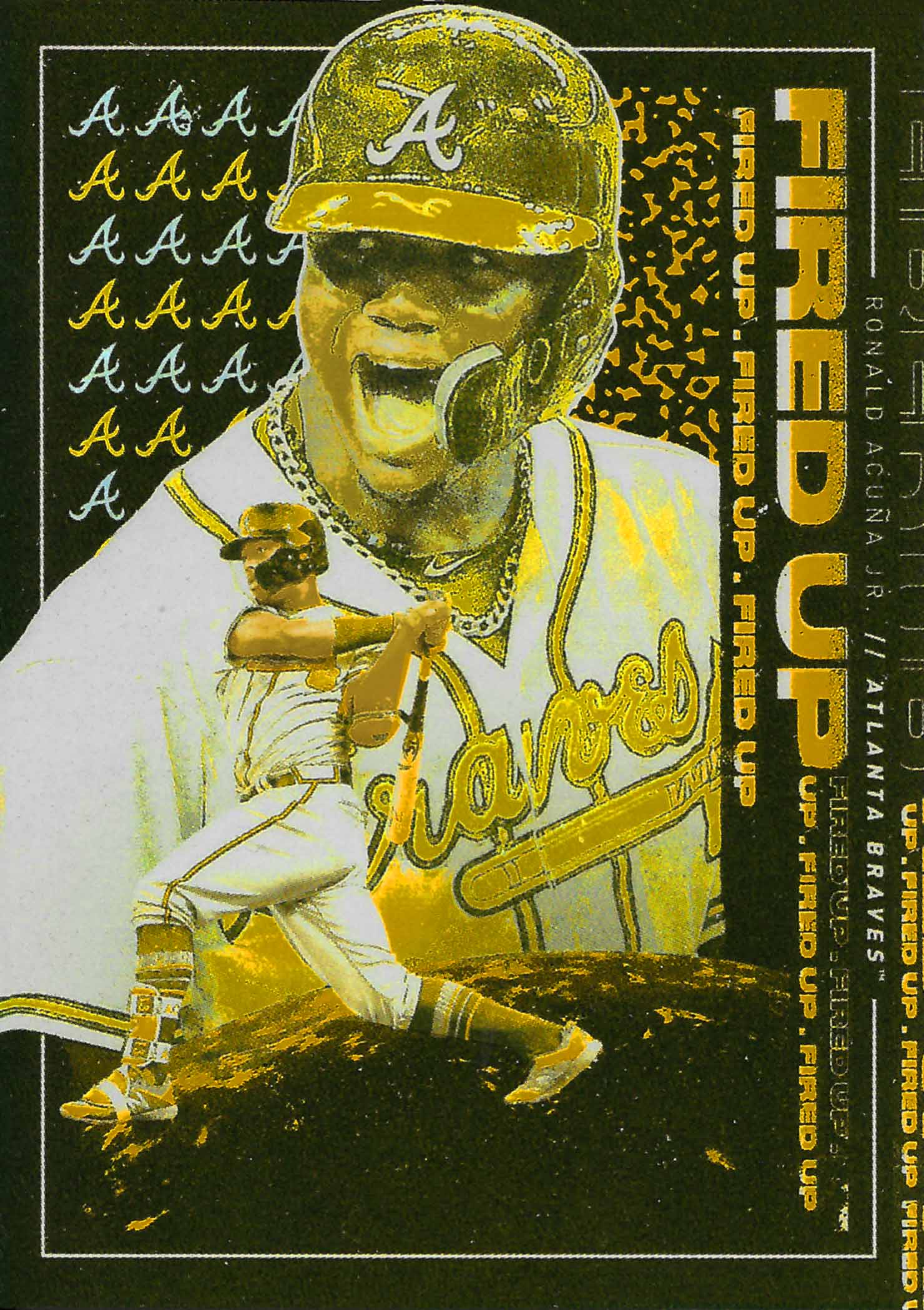 2019 Topps Fire Fired Up Gold