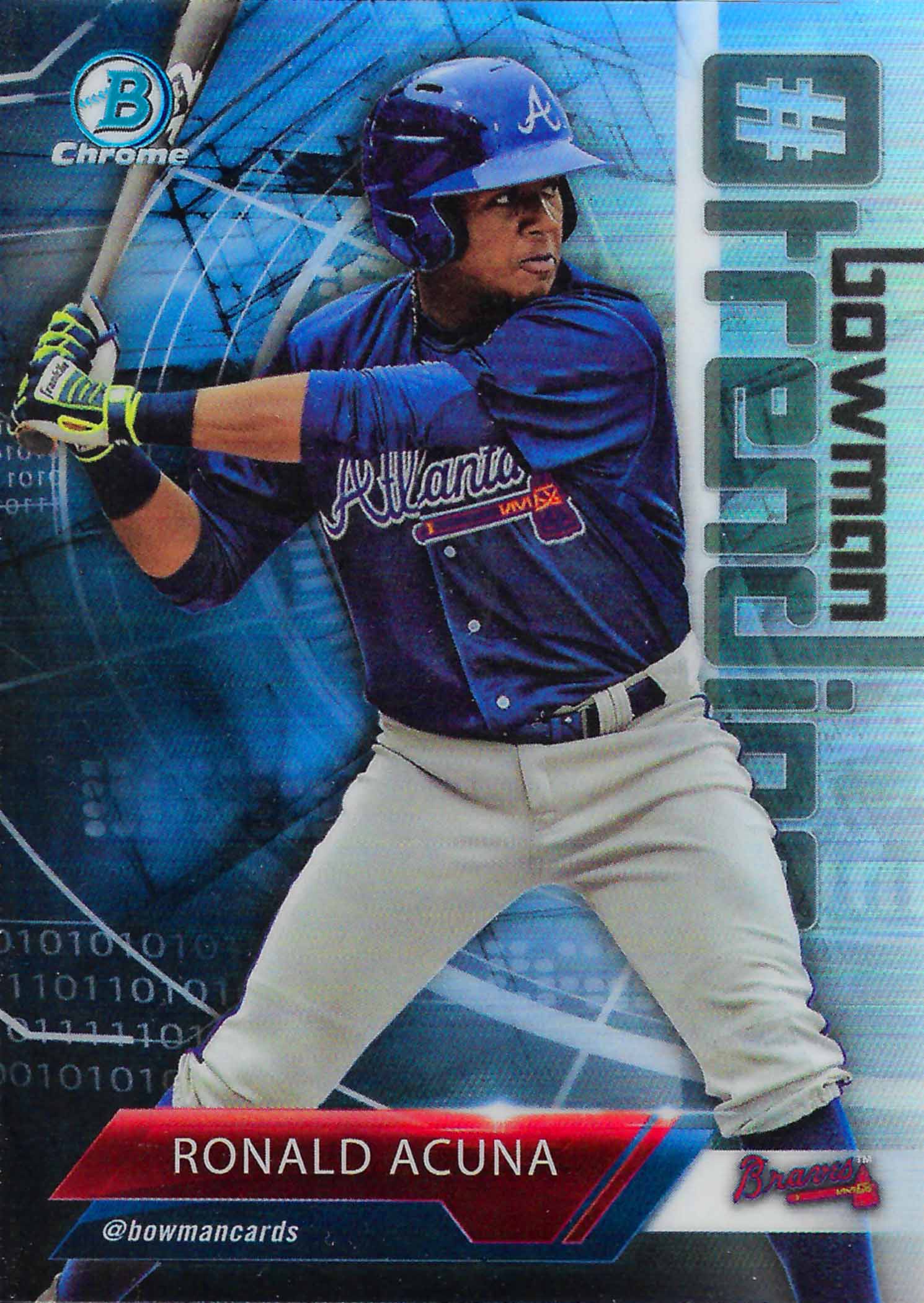 2018 Bowman Chrome Hashtag Bowman Trending Refractors