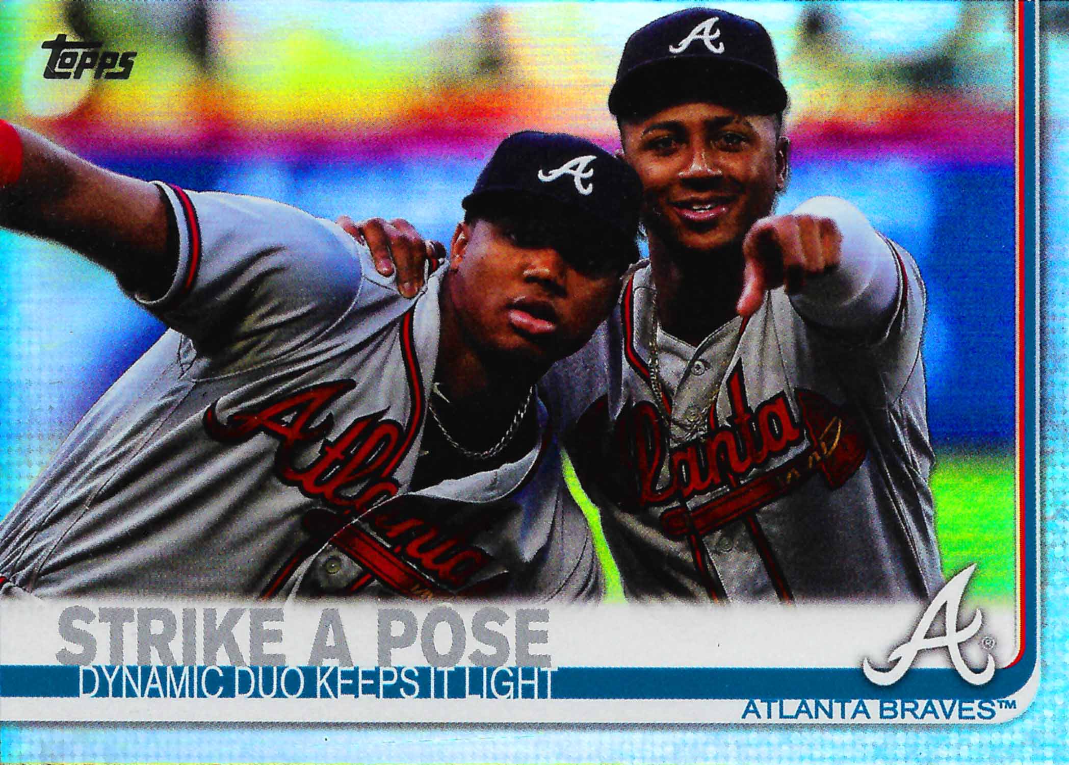2019 Topps Rainbow Foil Strike a Pose