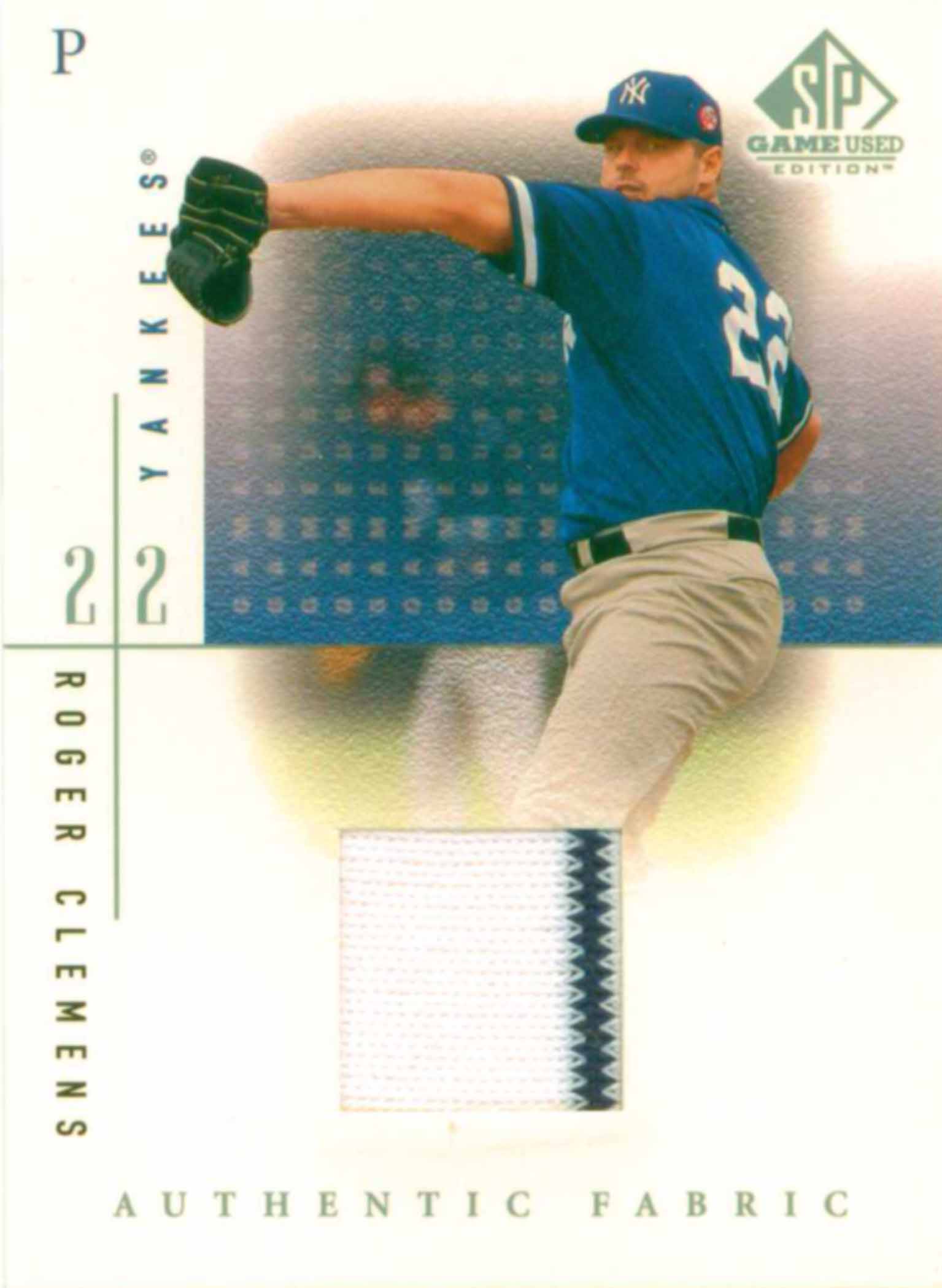 2001 SP Game Used Edition Authentic Fabric
