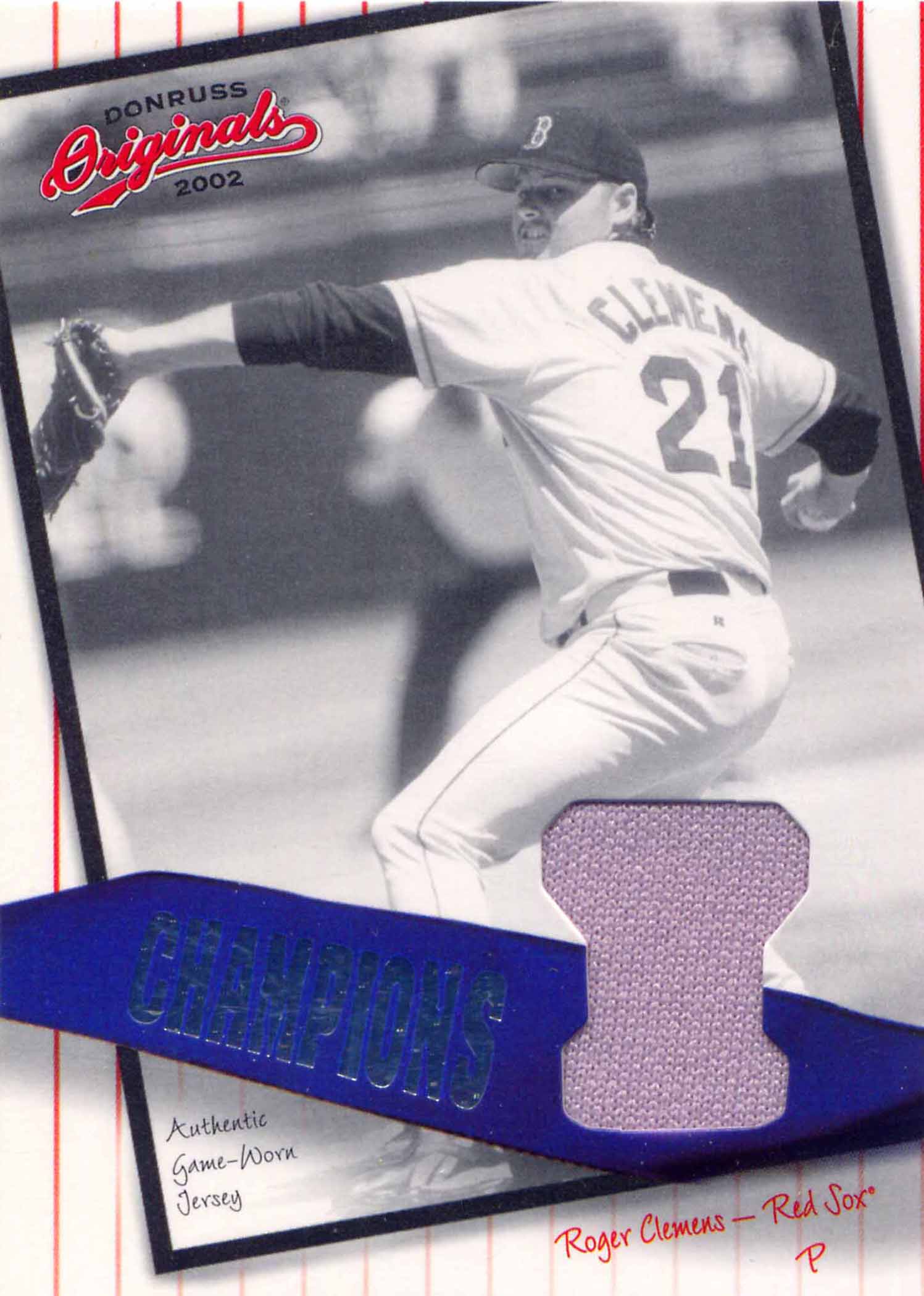 2002 Donruss Originals Champions Materials