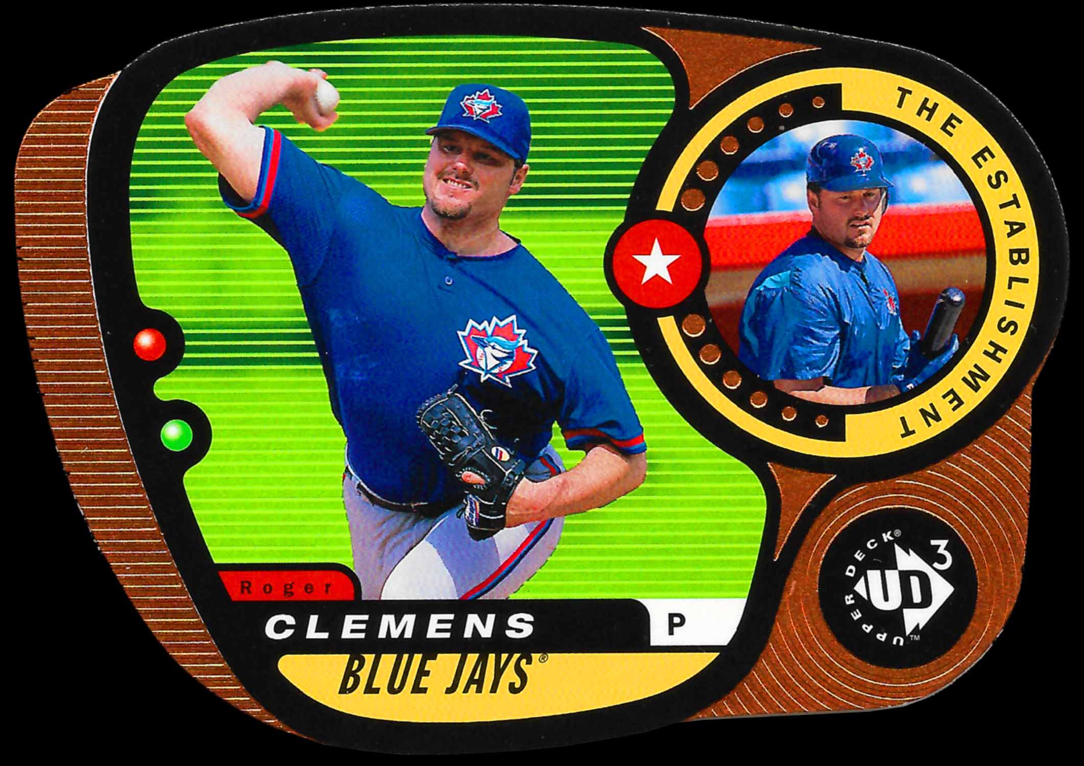 1998 UD3 Die Cuts Establishment Embossed