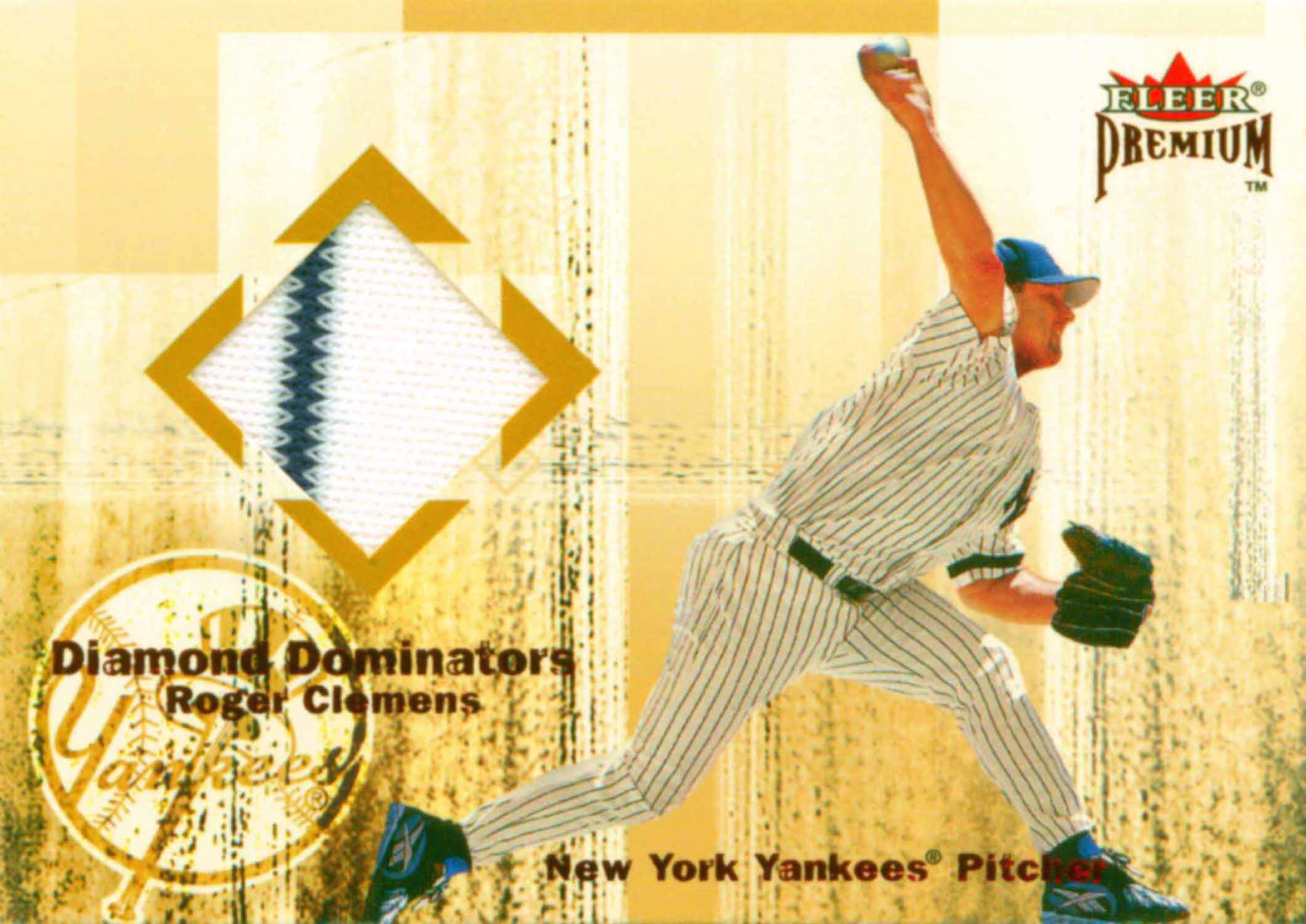 2001 Fleer Premium Diamond Dominators Game Jersey