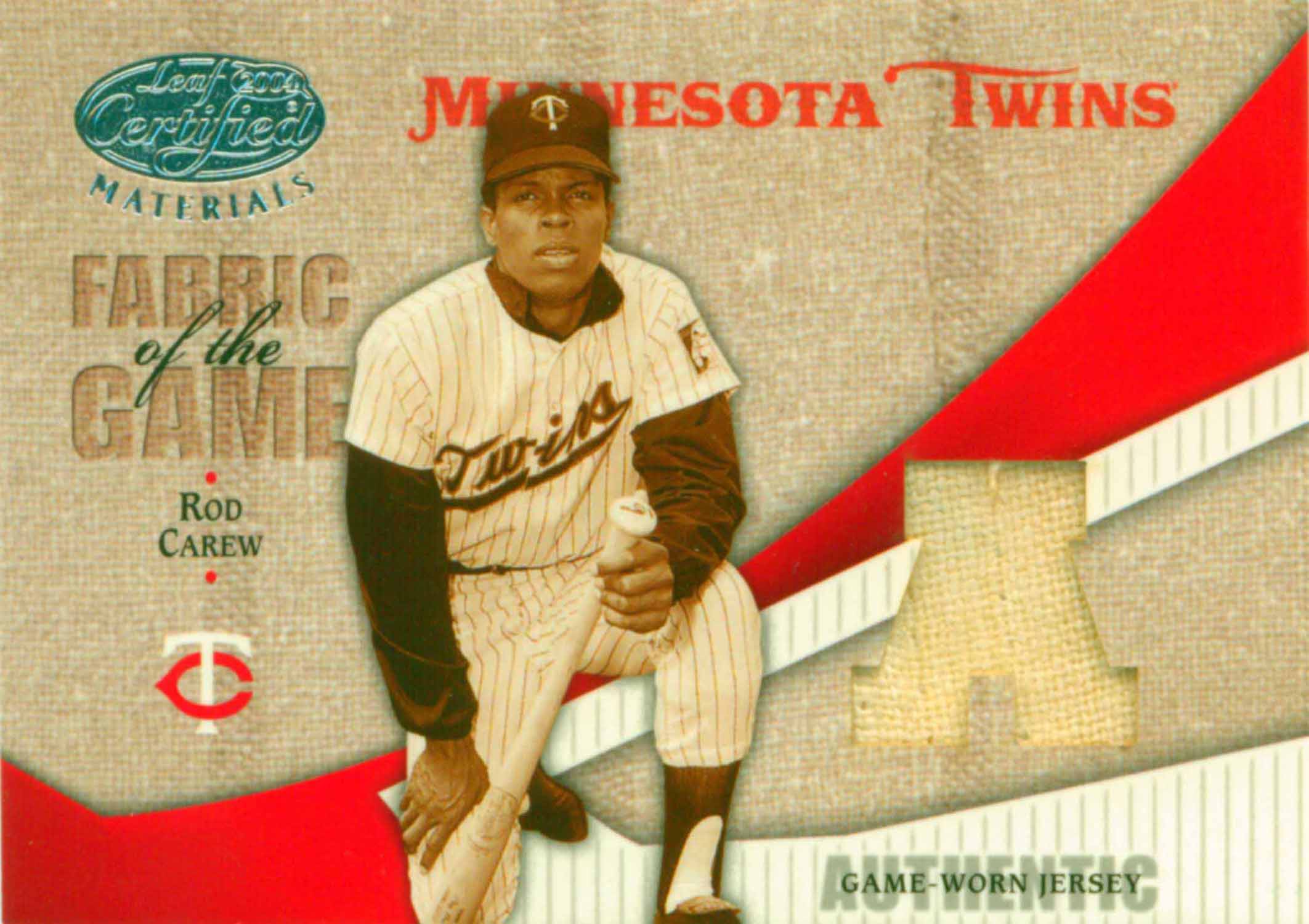 2004 Leaf Certified Materials Fabric of the Game AL/NL Jersey