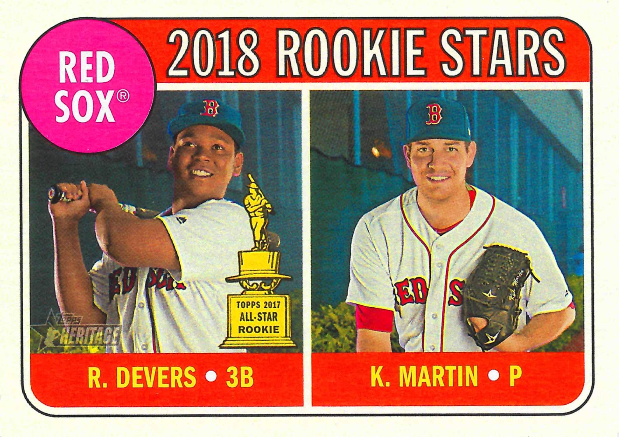 2018 Topps Heritage Rookie Stars