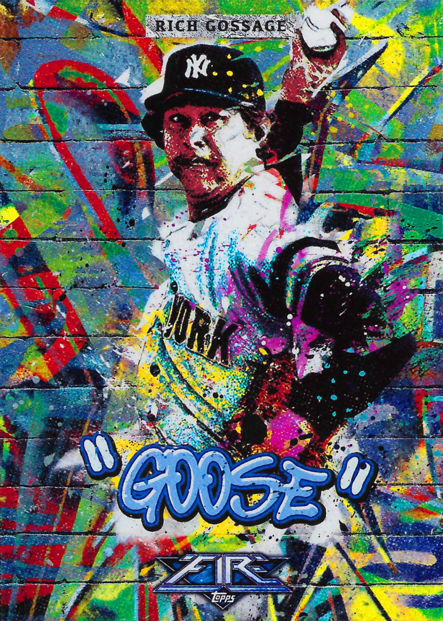 2017 Topps Fire Monikers