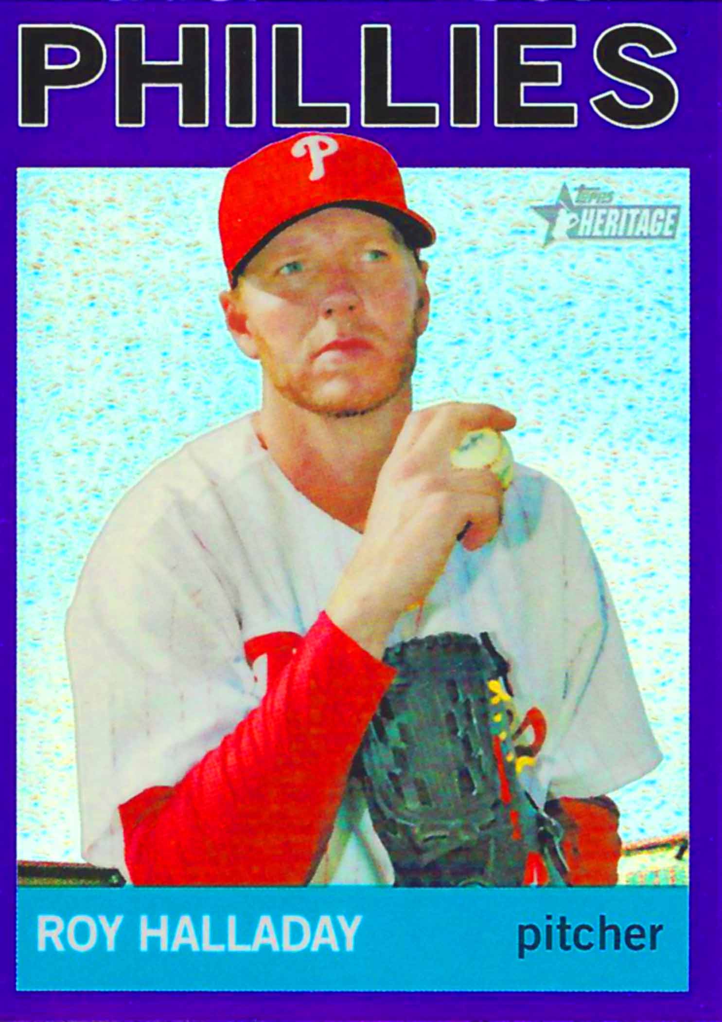 2013 Topps Heritage Chrome Purple Refractors