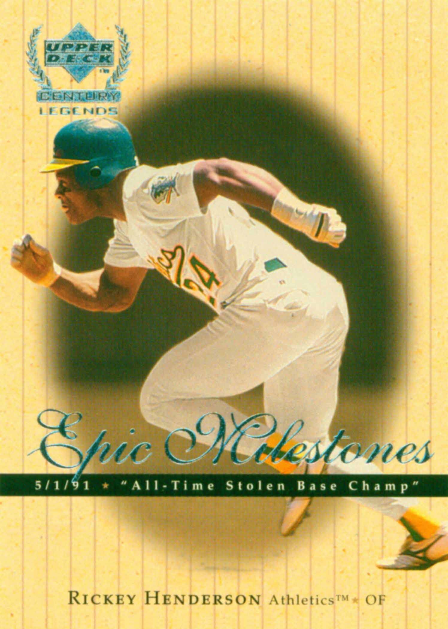 1999 Upper Deck Century Legends Epic Milestones