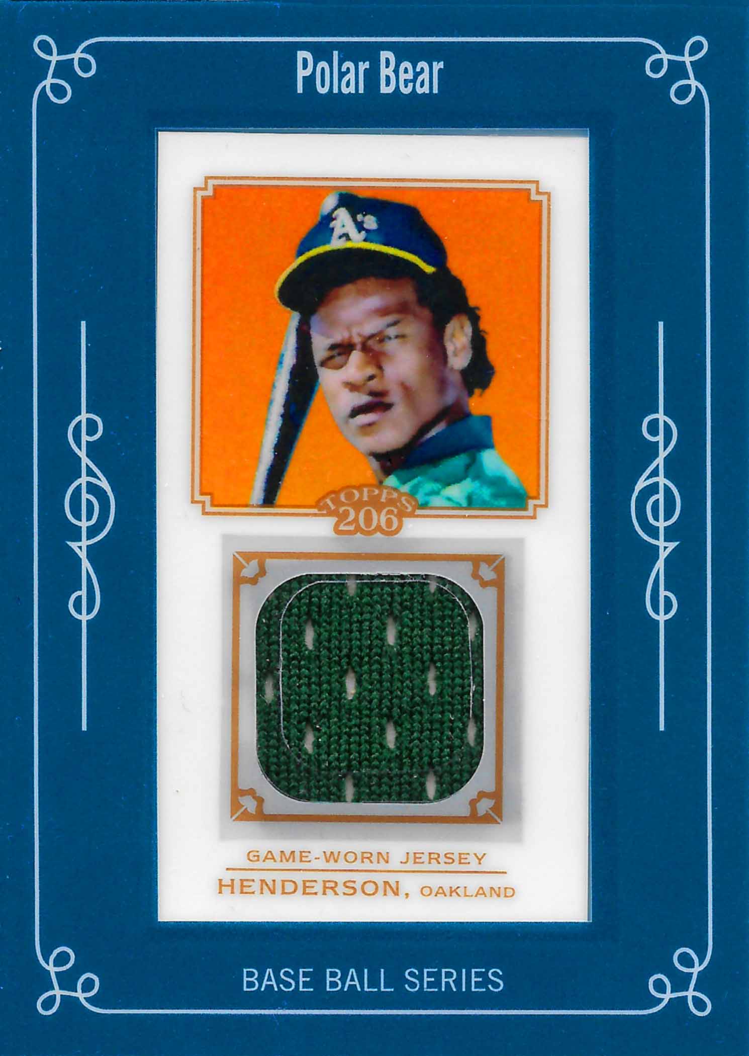2010 Topps 206 Mini Framed Relics Polar Bear