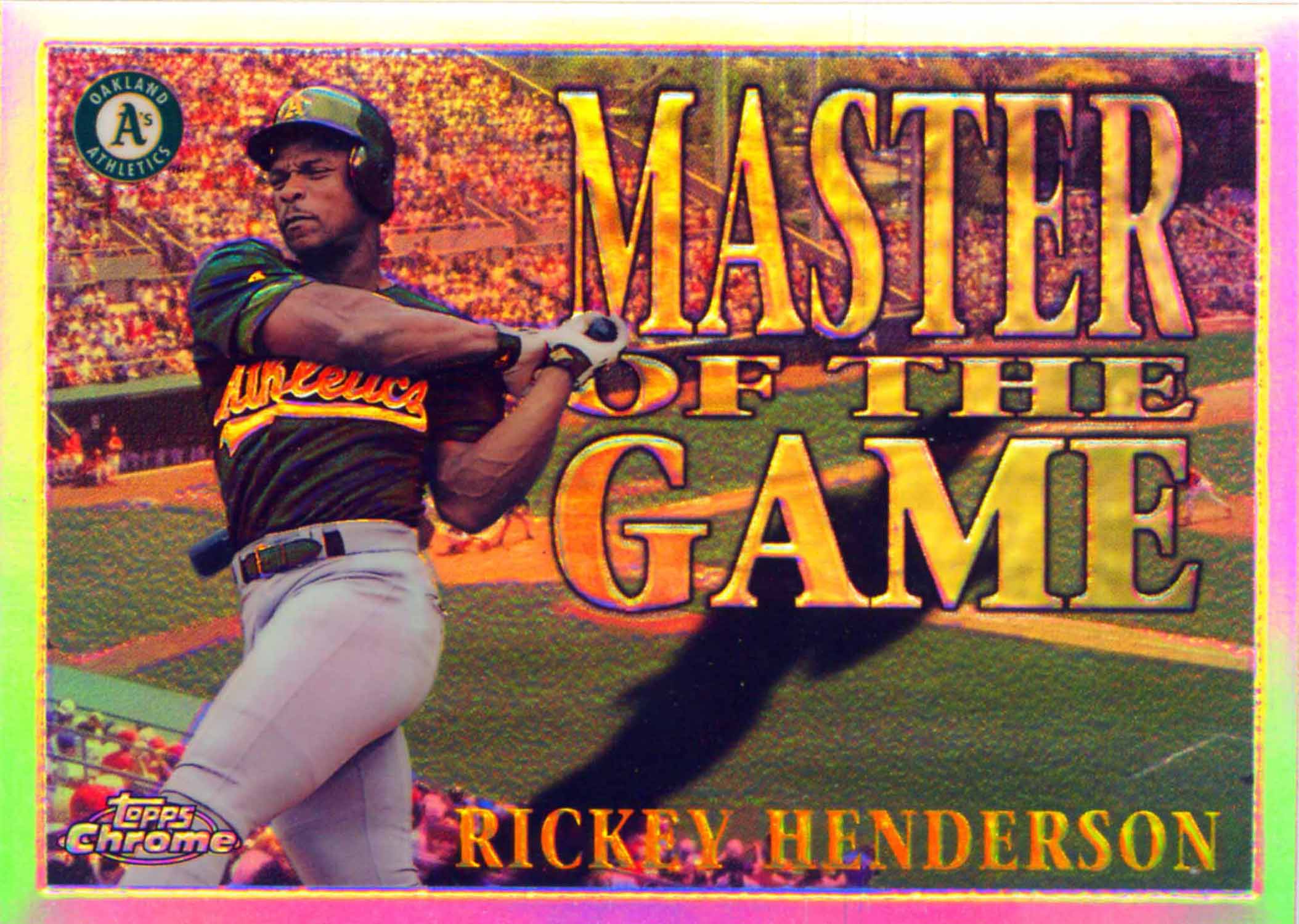1996 Topps Chrome Masters of the Game Refractors