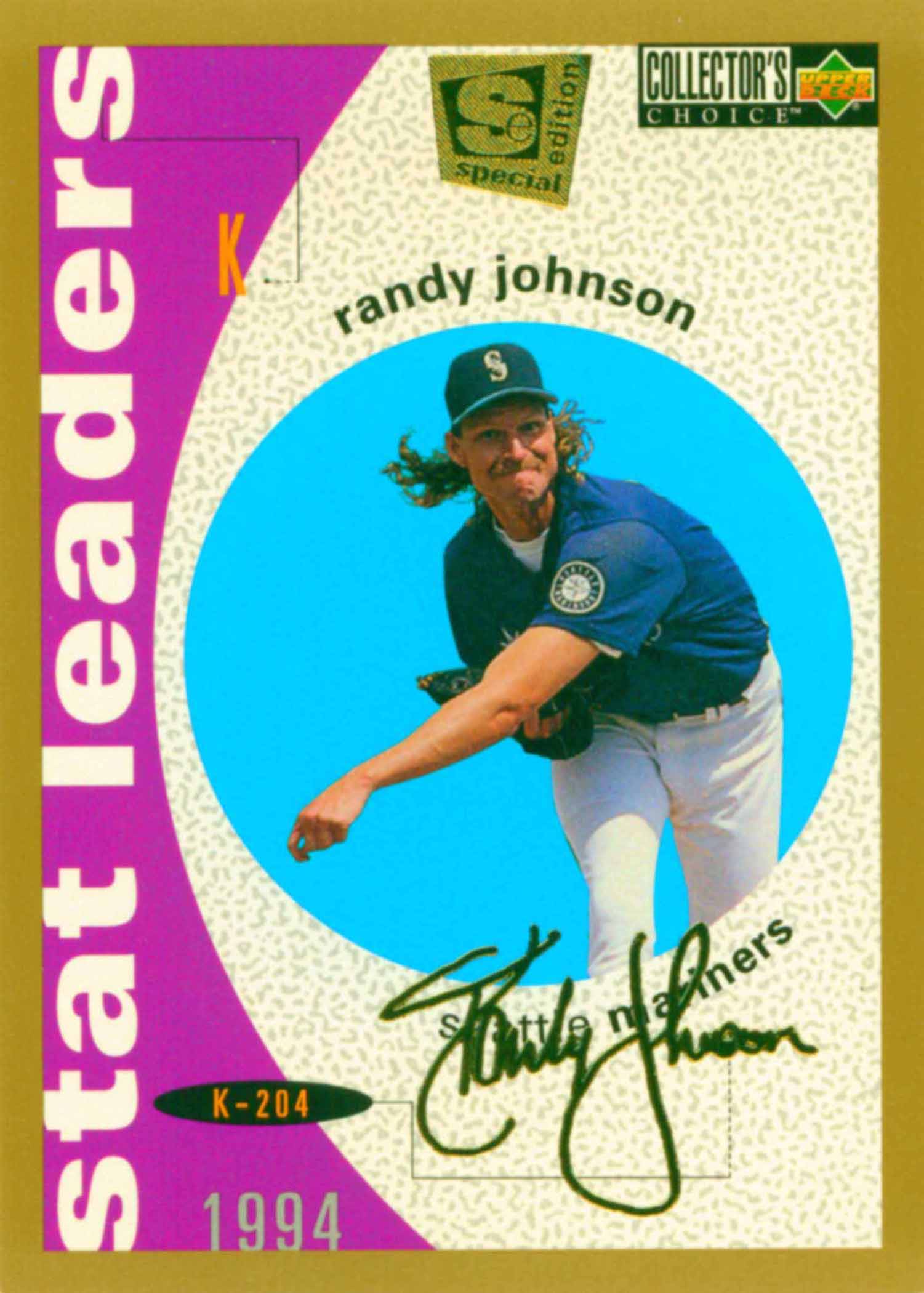 1995 Collector's Choice SE Gold Signature Stat Leaders