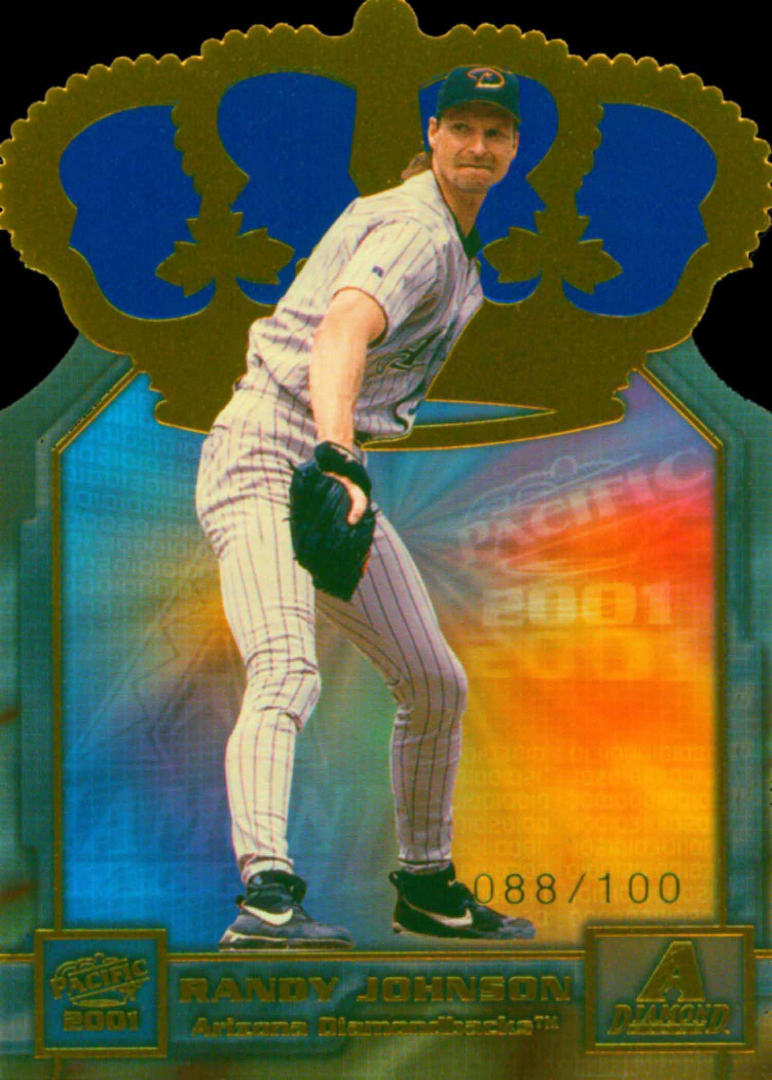 2001 Pacific Gold Crown Die Cuts Blue