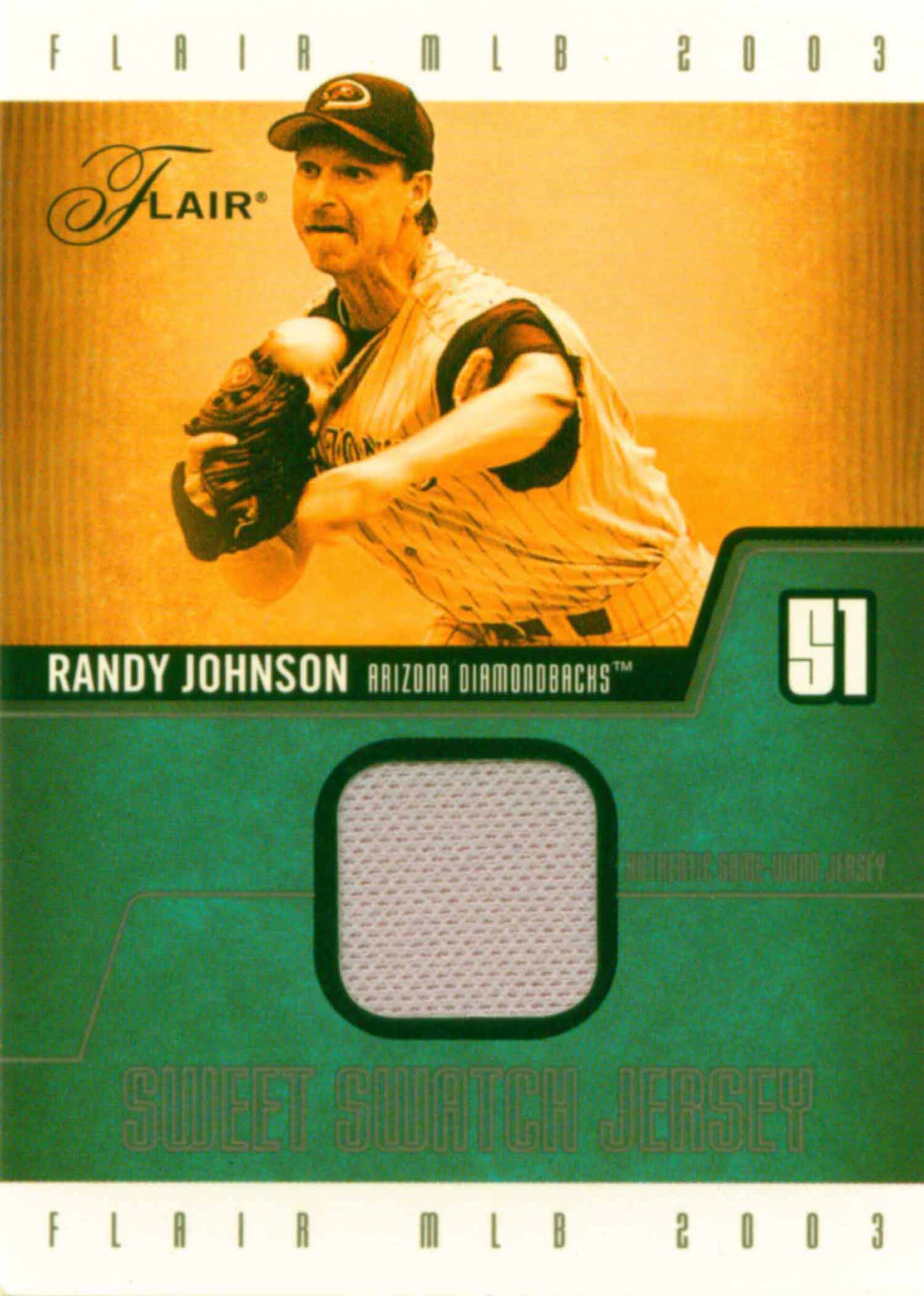 2003 Flair Sweet Swatch Jersey