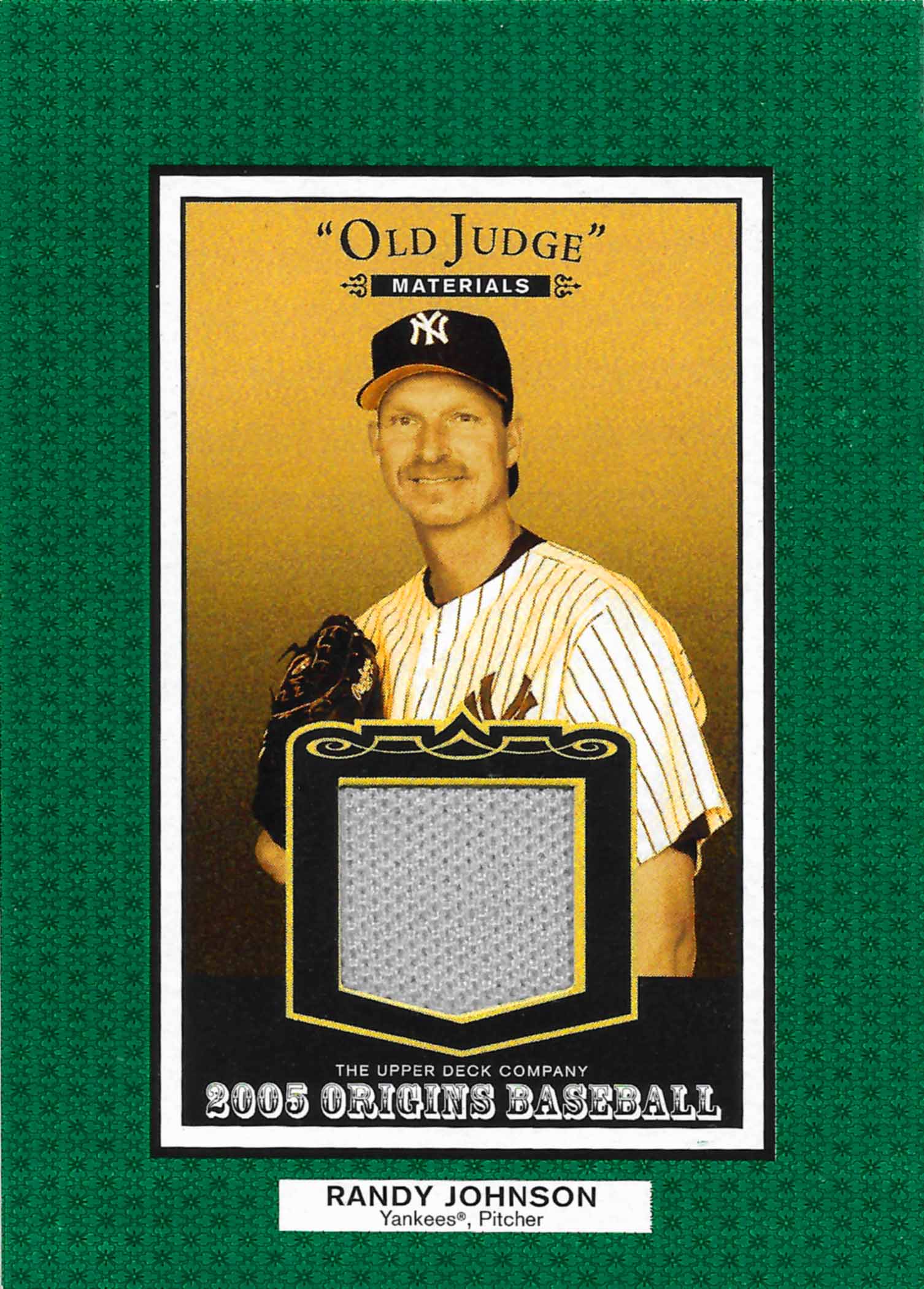 2005 Origins Old Judge Materials Jersey