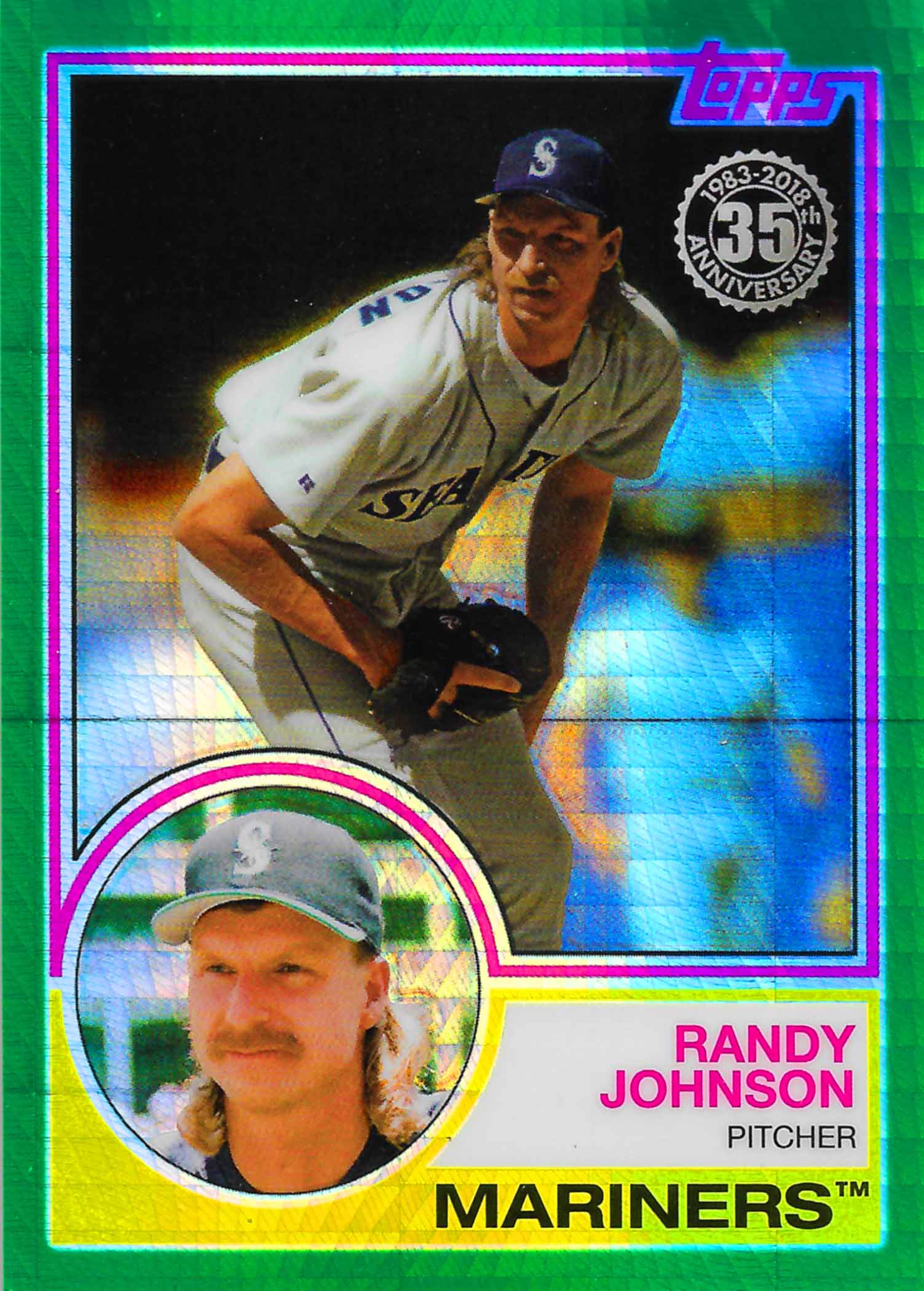 2018 Topps '83 Topps Silver Pack Chrome Green Refractors