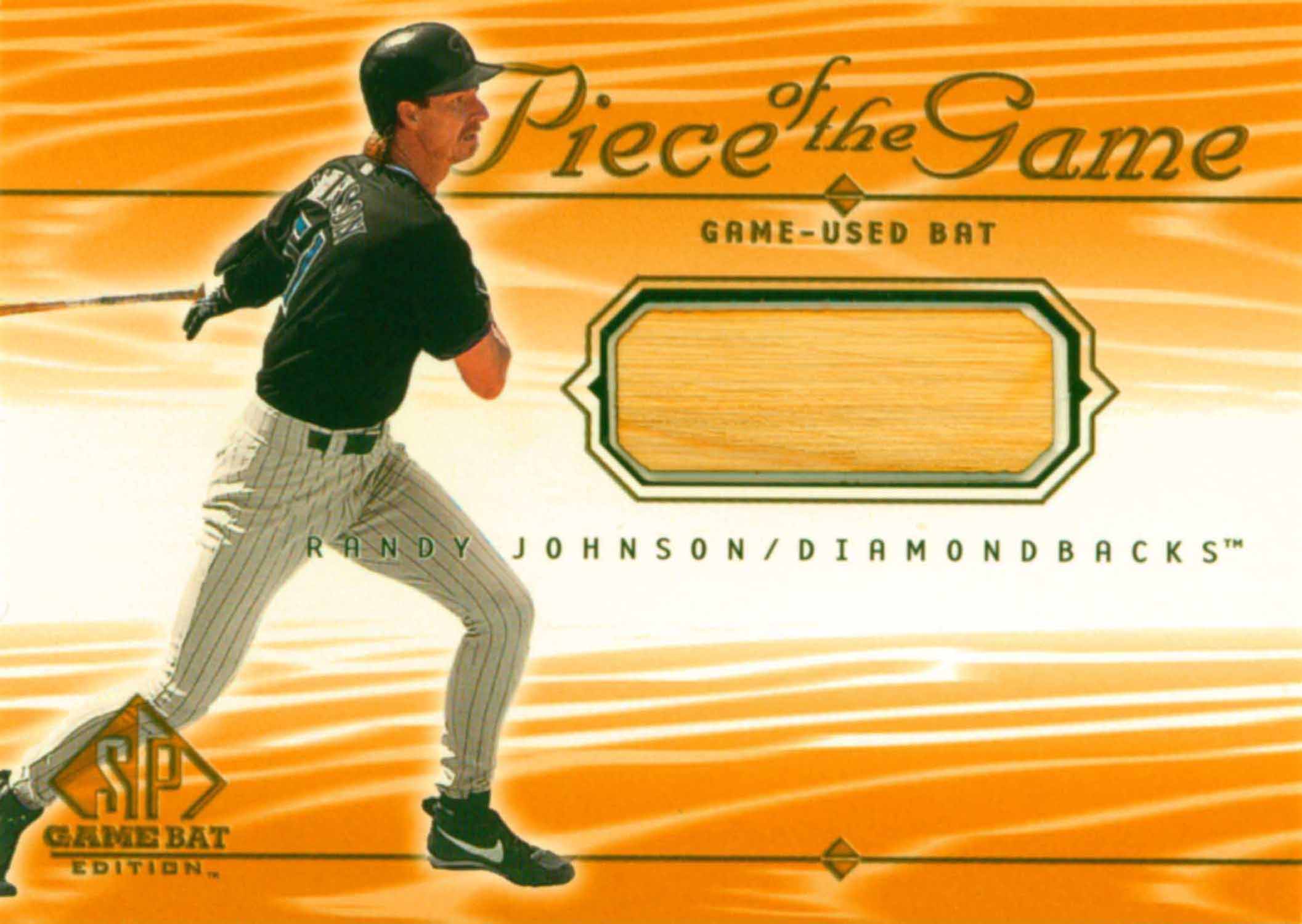 2001 SP Game Bat Edition Piece of the Game