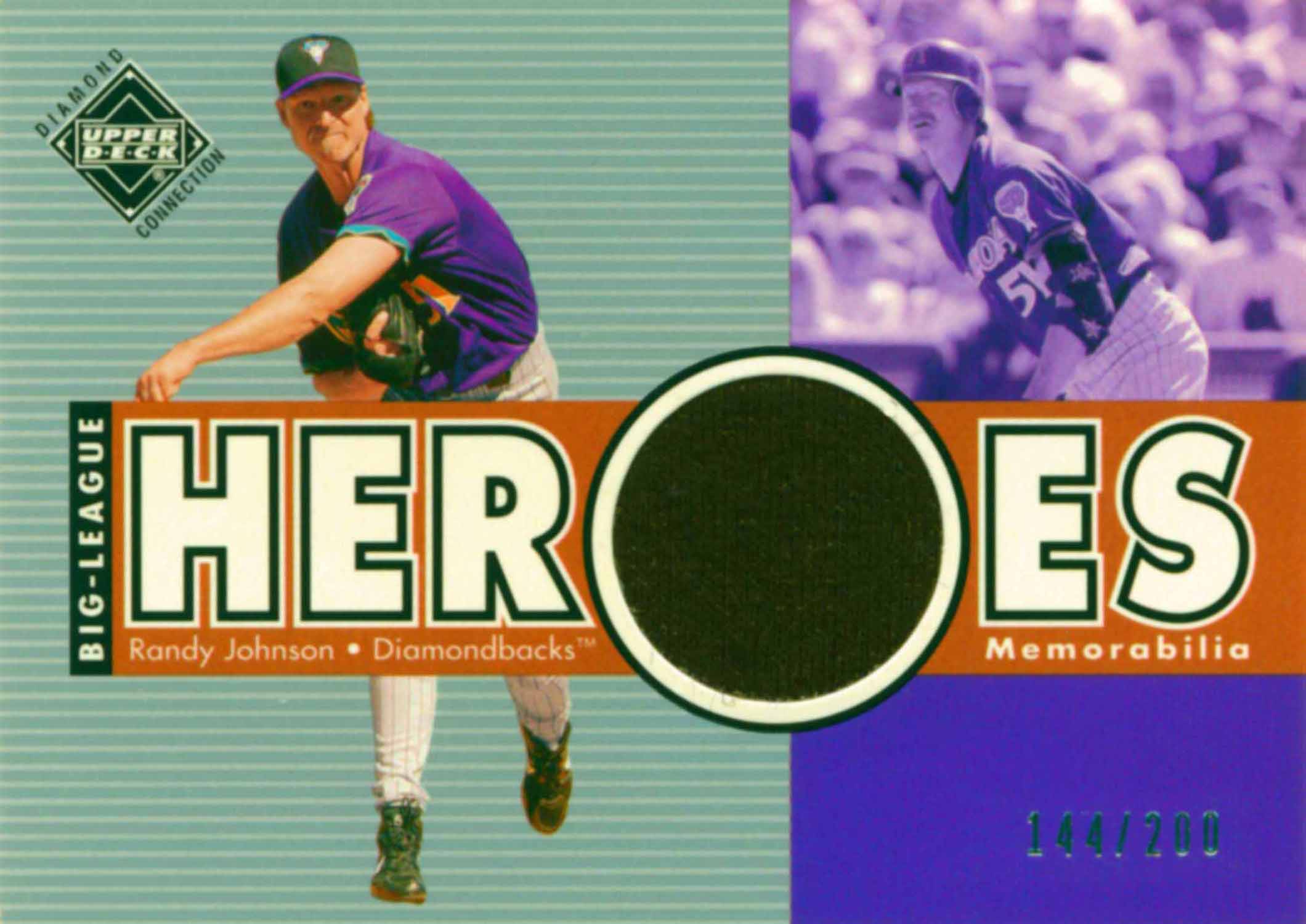 2002 Upper Deck Diamond Connection Jersey Big League Heroes