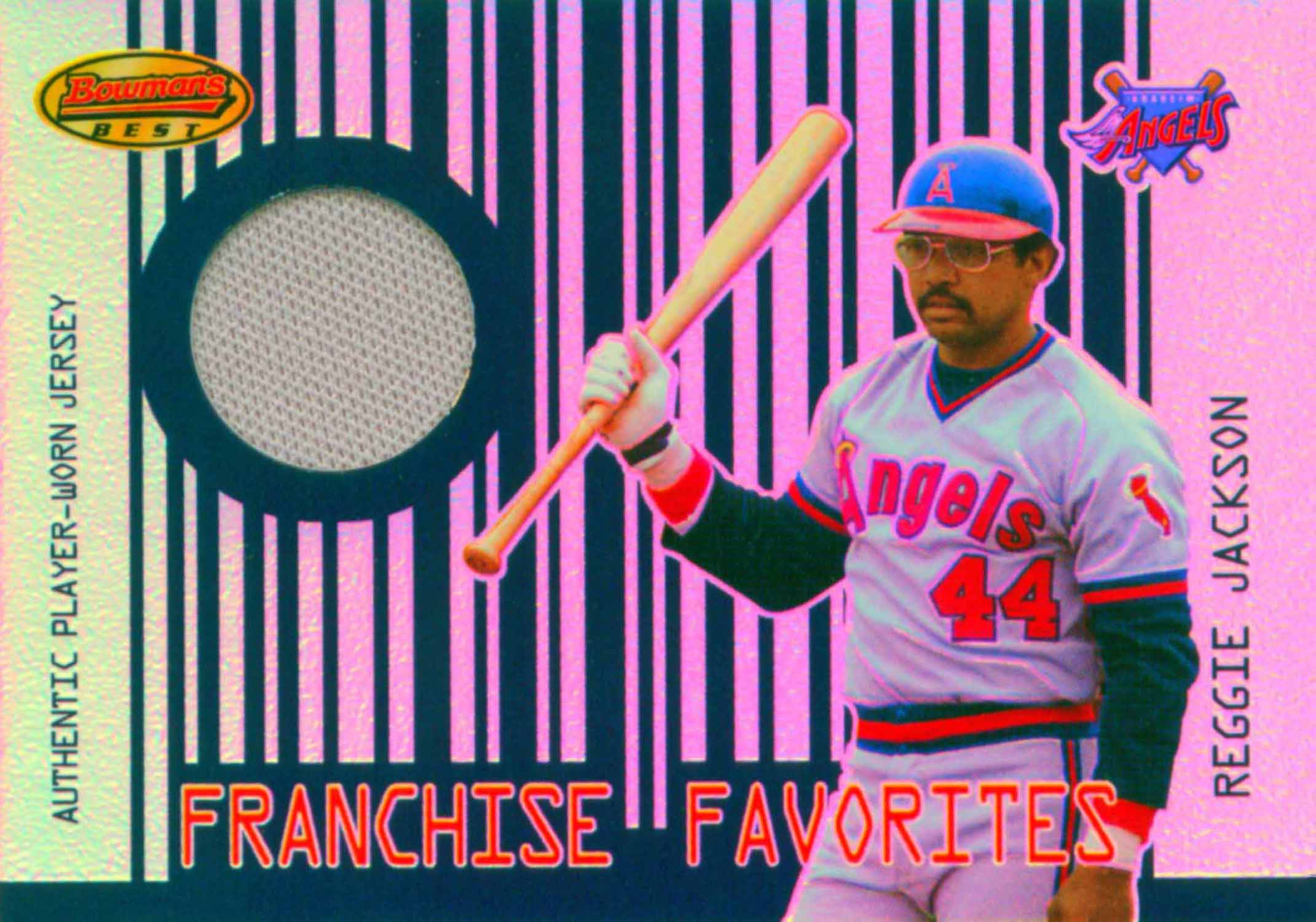 2001 Bowman's Best Franchise Favorites Relics Jersey