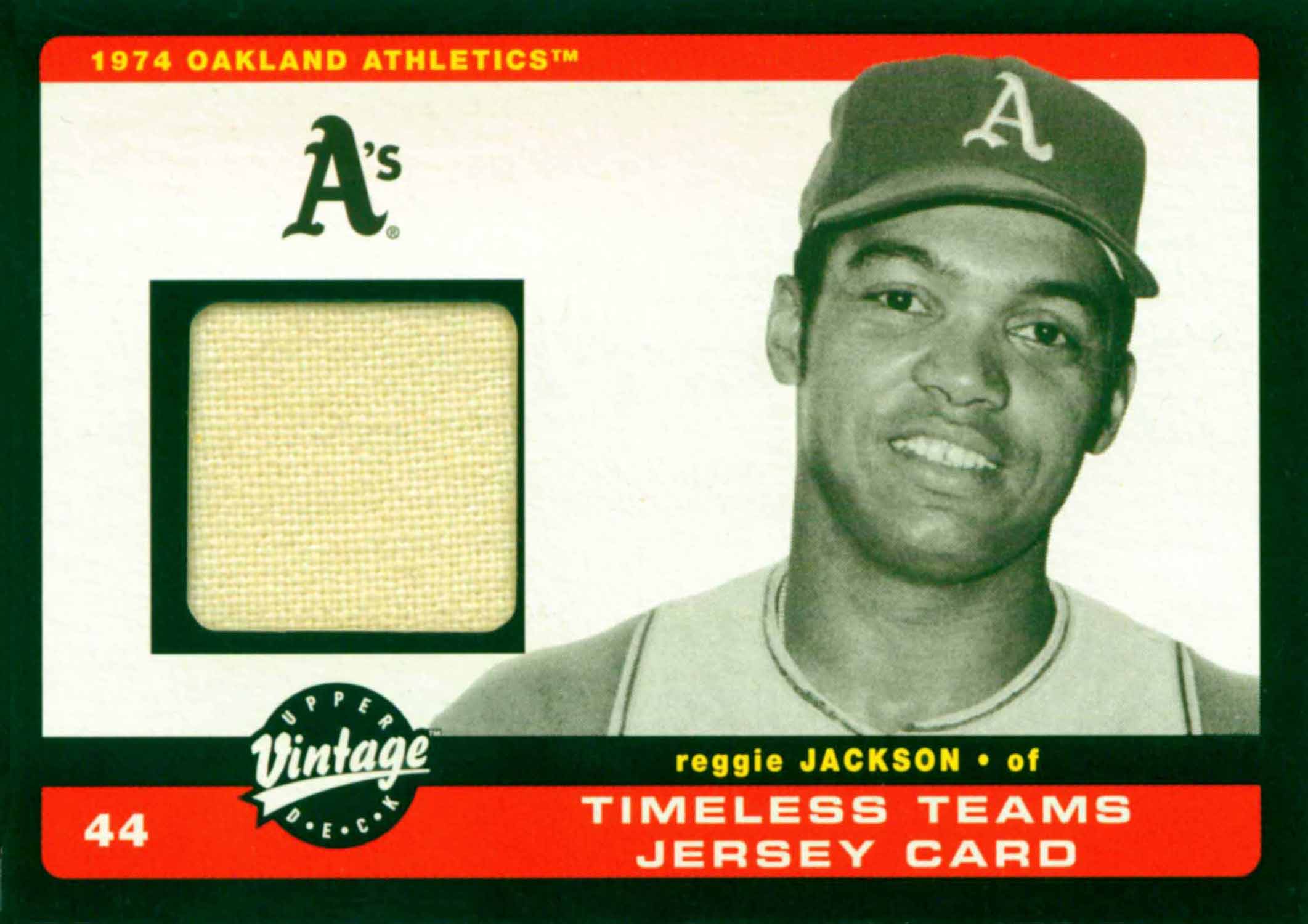 2002 Upper Deck Vintage Timeless Teams Game Jersey
