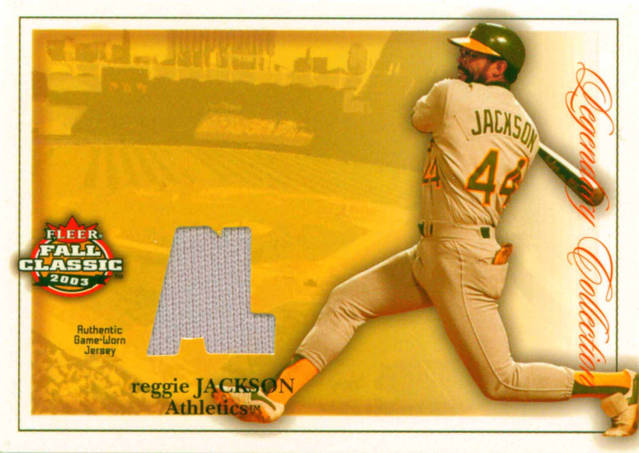 2003 Fleer Fall Classics Legendary Collection Memorabilia Jersey