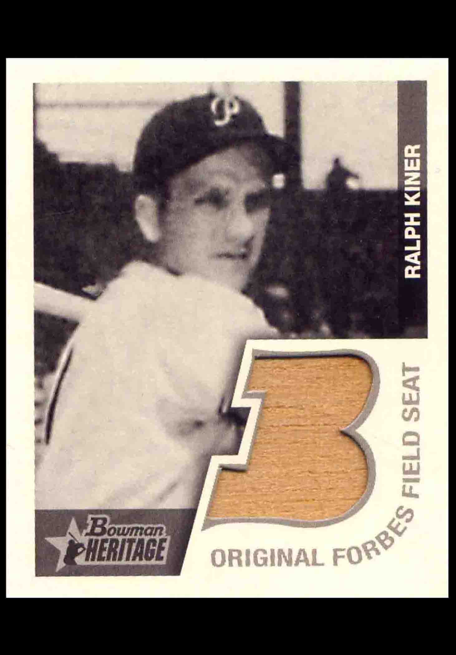 2001 Bowman Heritage '48 Reprints Relics Seat