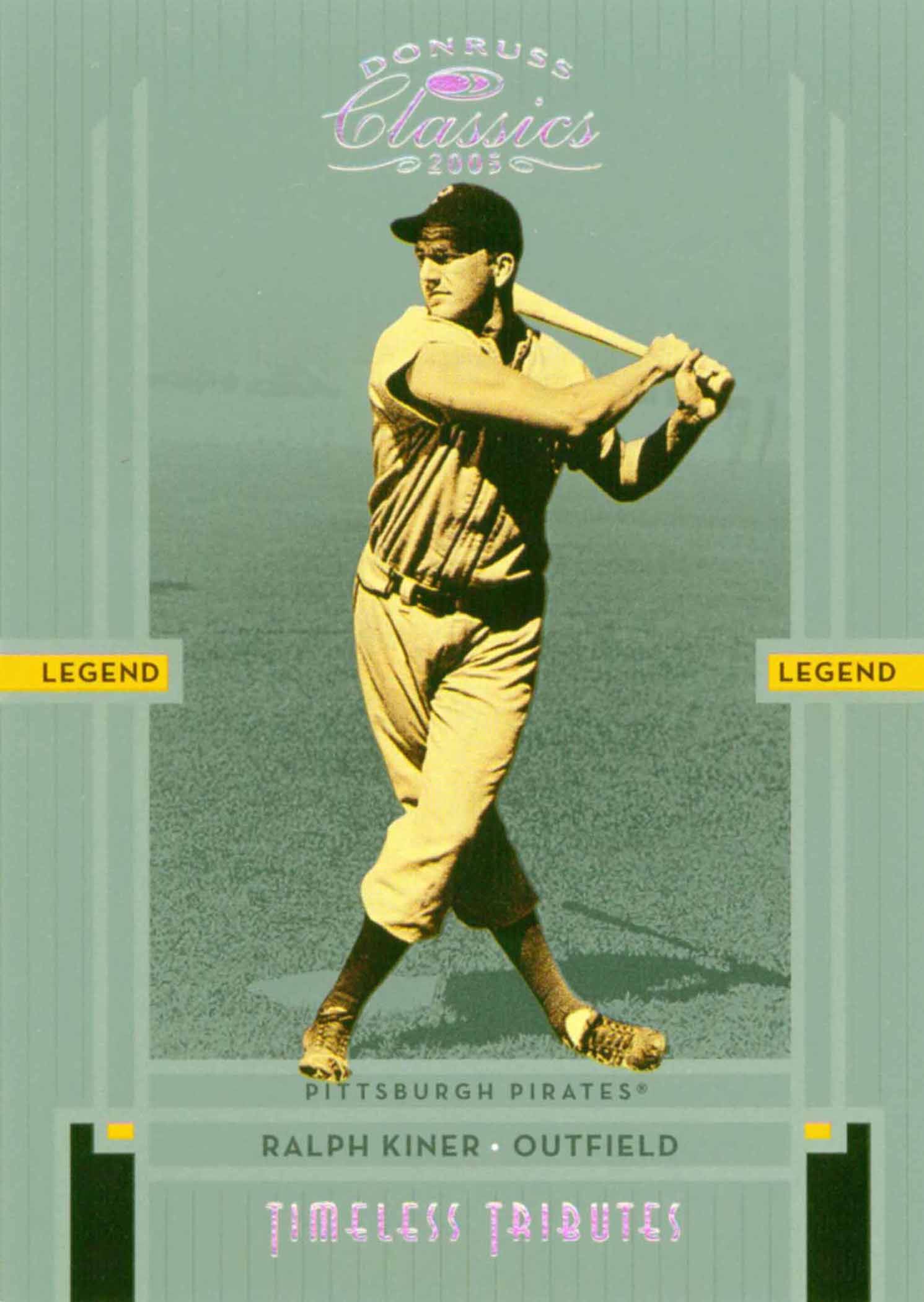 2005 Donruss Classics Timeless Tributes Silver Legend