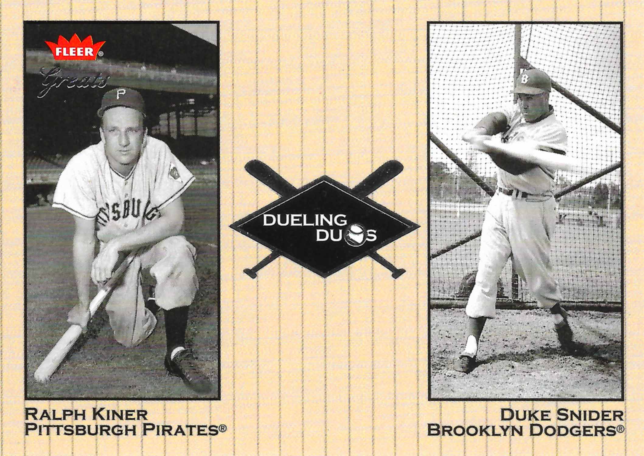 2002 Greats of the Game Dueling Duos