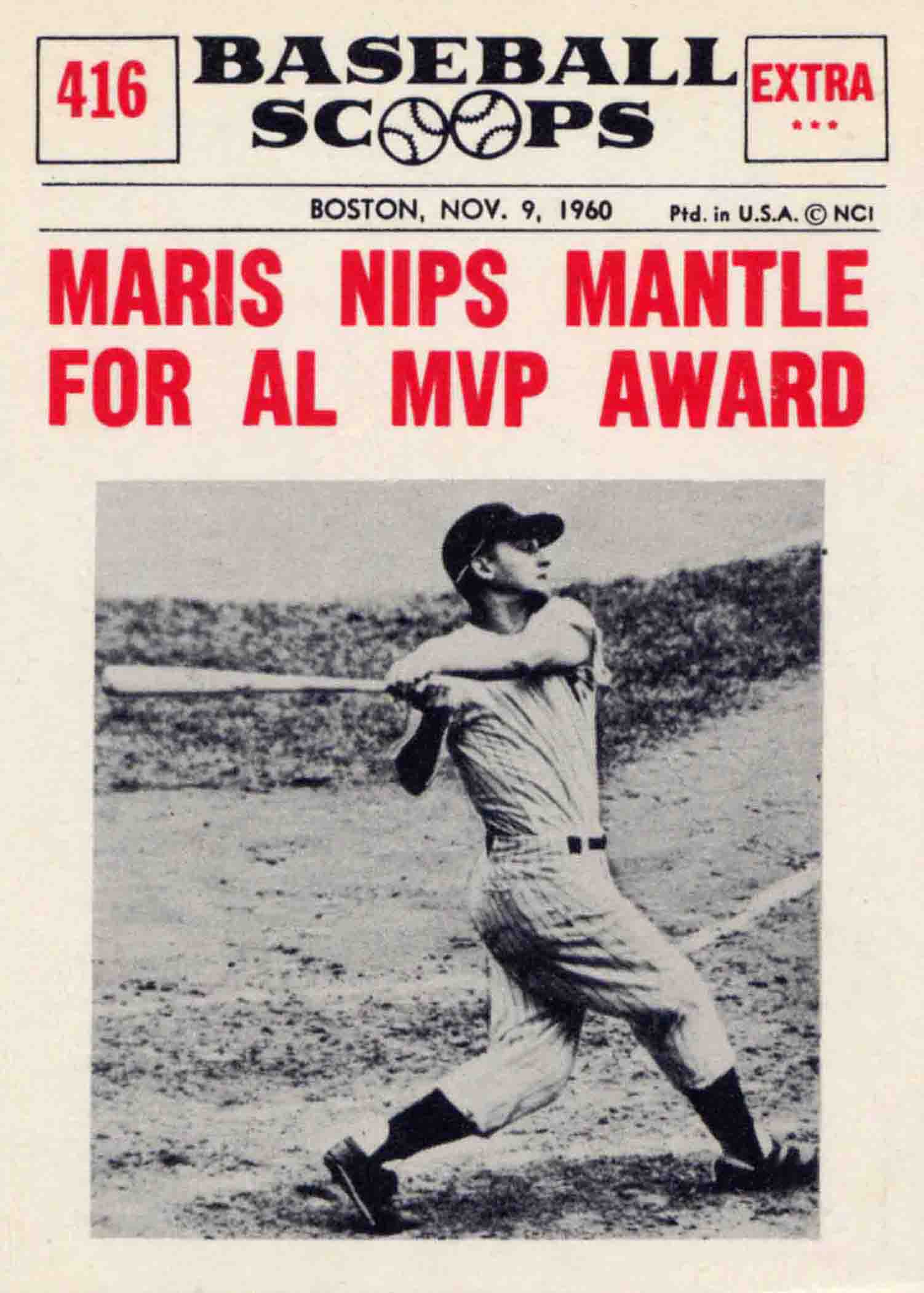 1961 Nu-Card Scoops