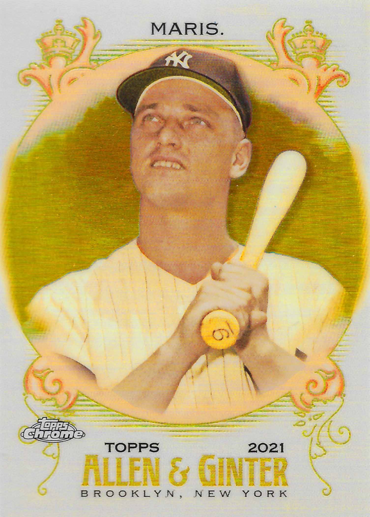 2021 Topps Allen and Ginter Chrome Gold Refractors