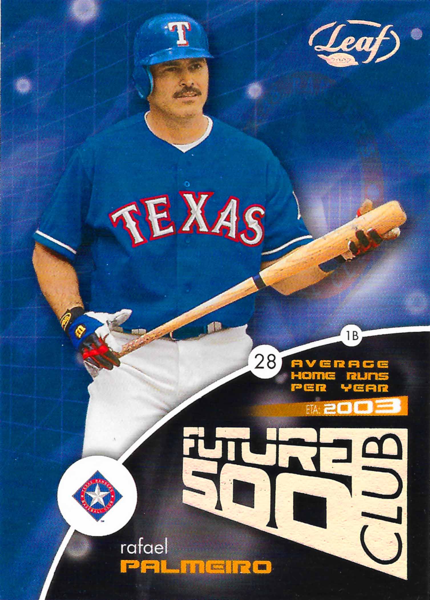 2002 Leaf Future 500 Club