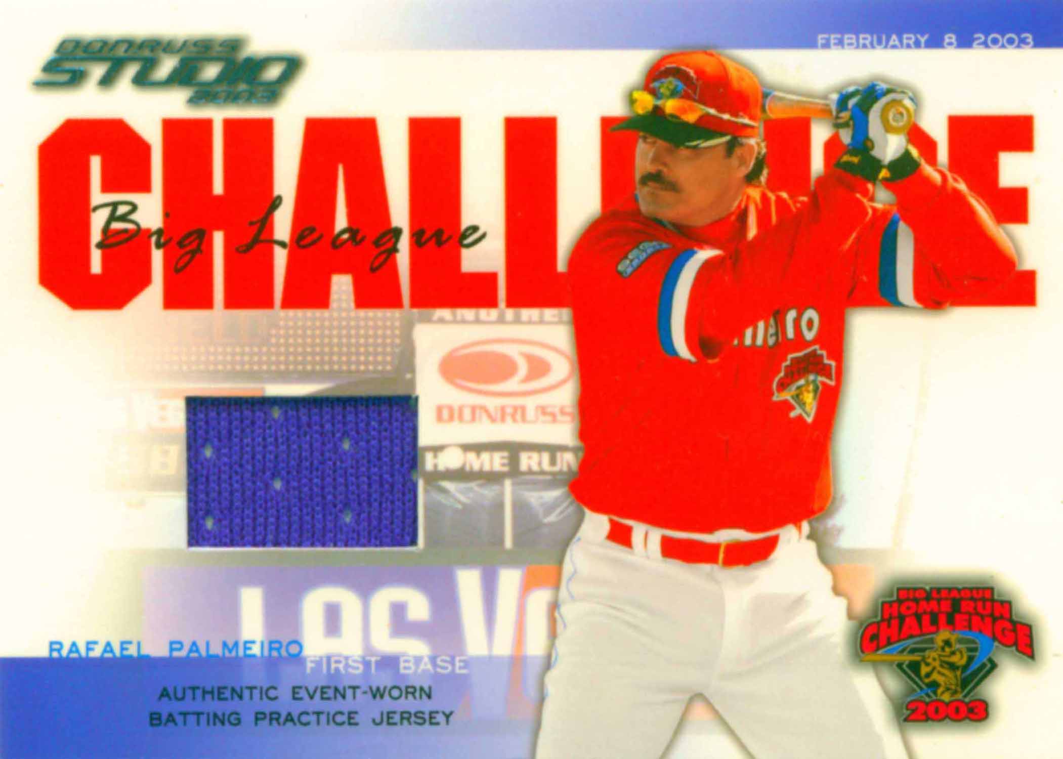 2003 Studio Big League Challenge Materials Jersey