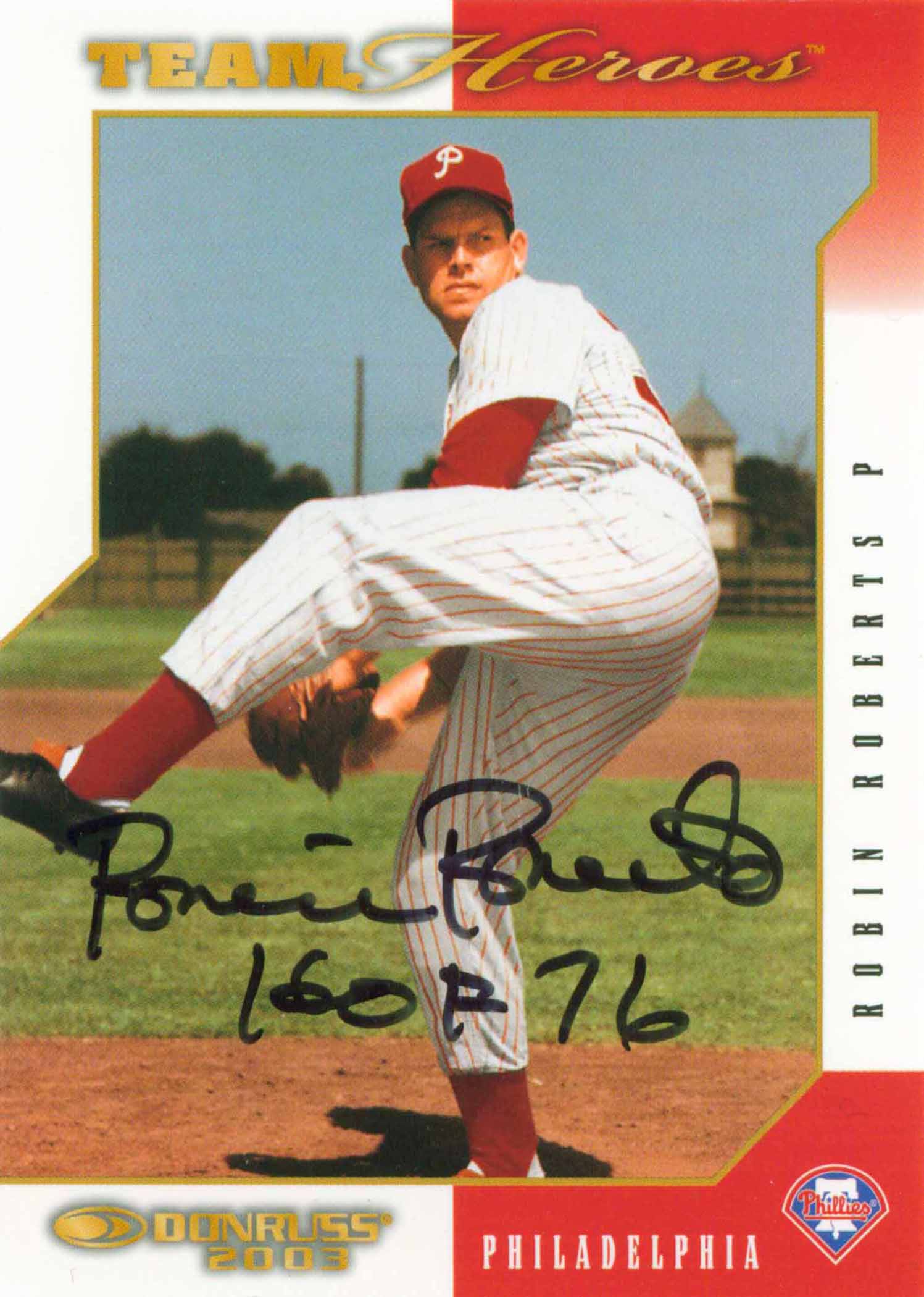 2003 Donruss Team Heroes Autographed