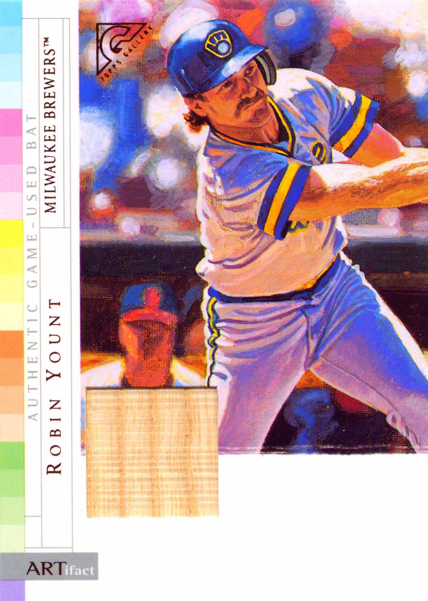 2003 Topps Gallery Hall of Fame ARTifact Relics Bat