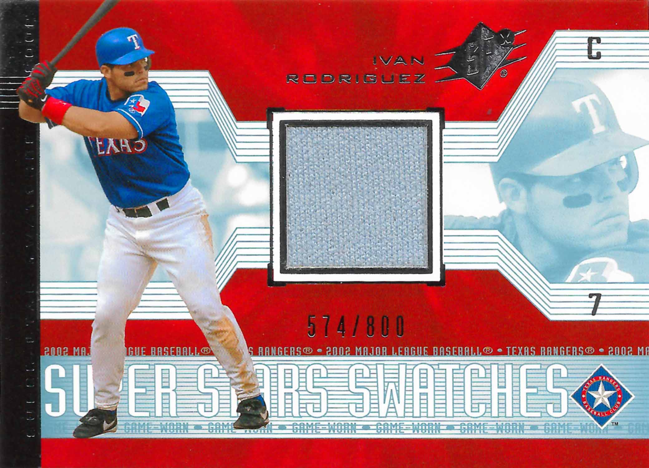2002 SPx SuperStars Swatches Silver