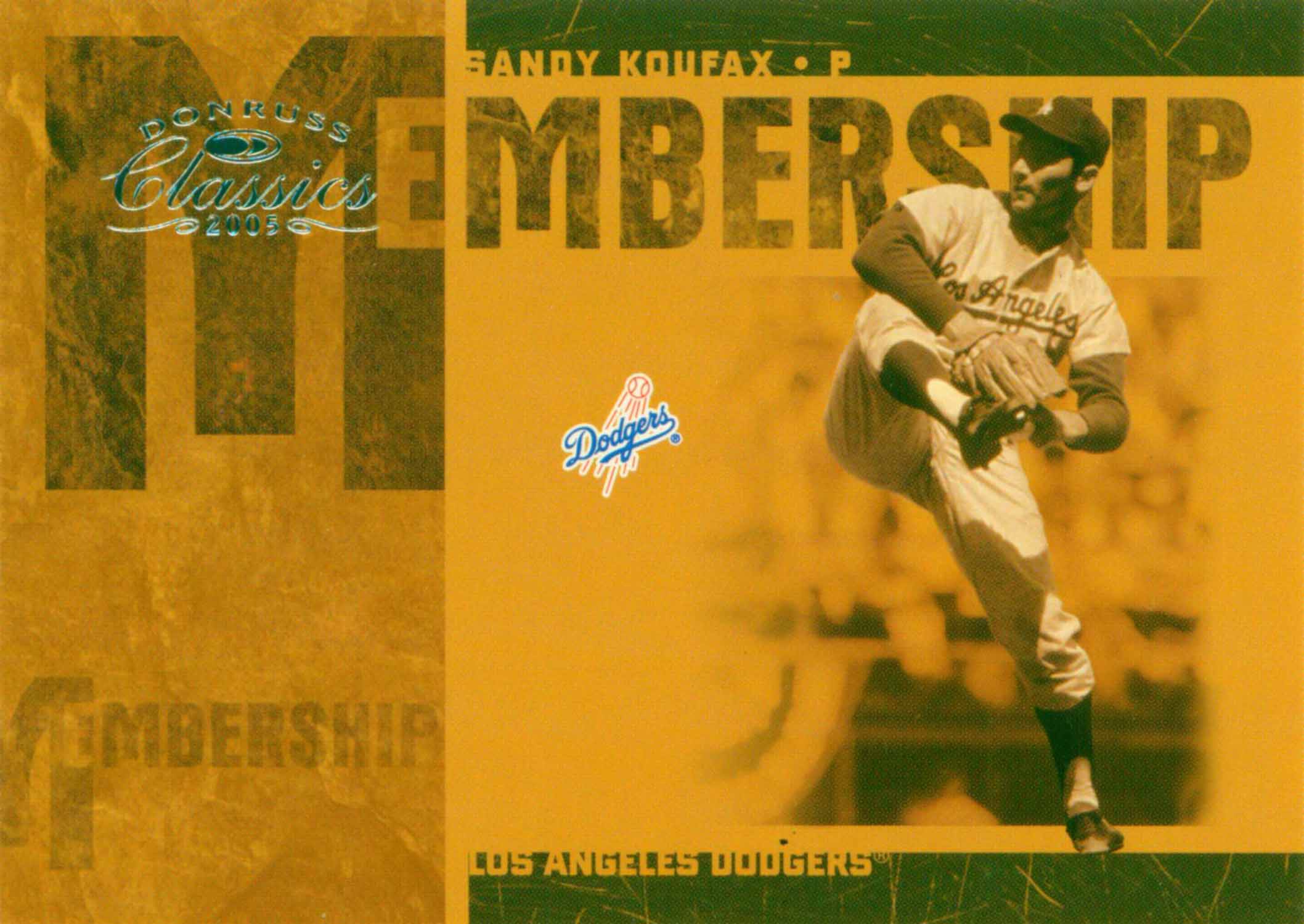 2005 Donruss Classics Membership