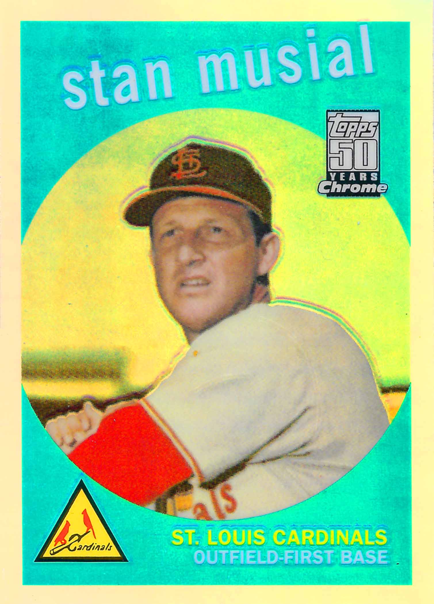 2001 Topps Chrome Through the Years Reprints Refractors