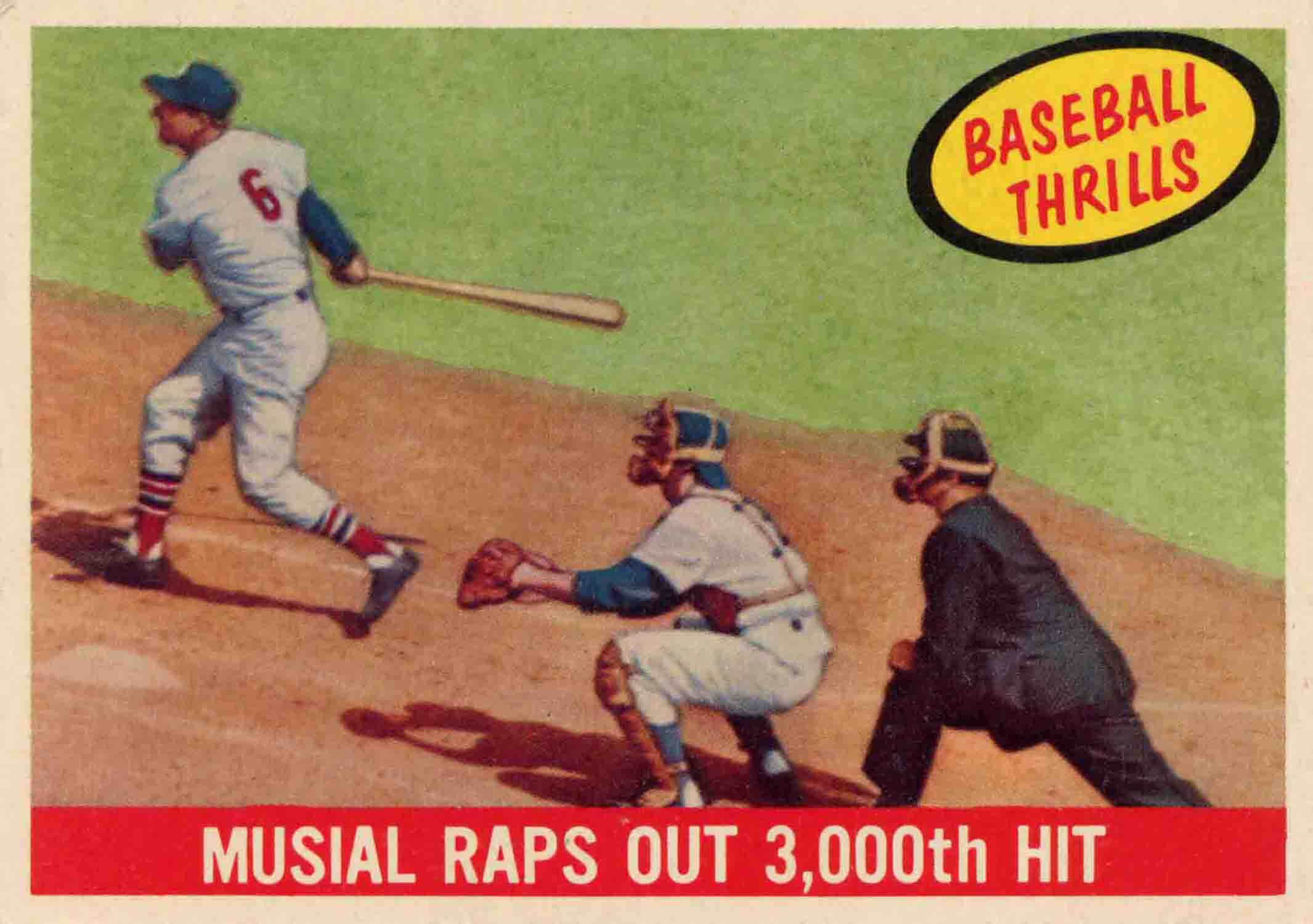 1959 Topps Baseball Thrills