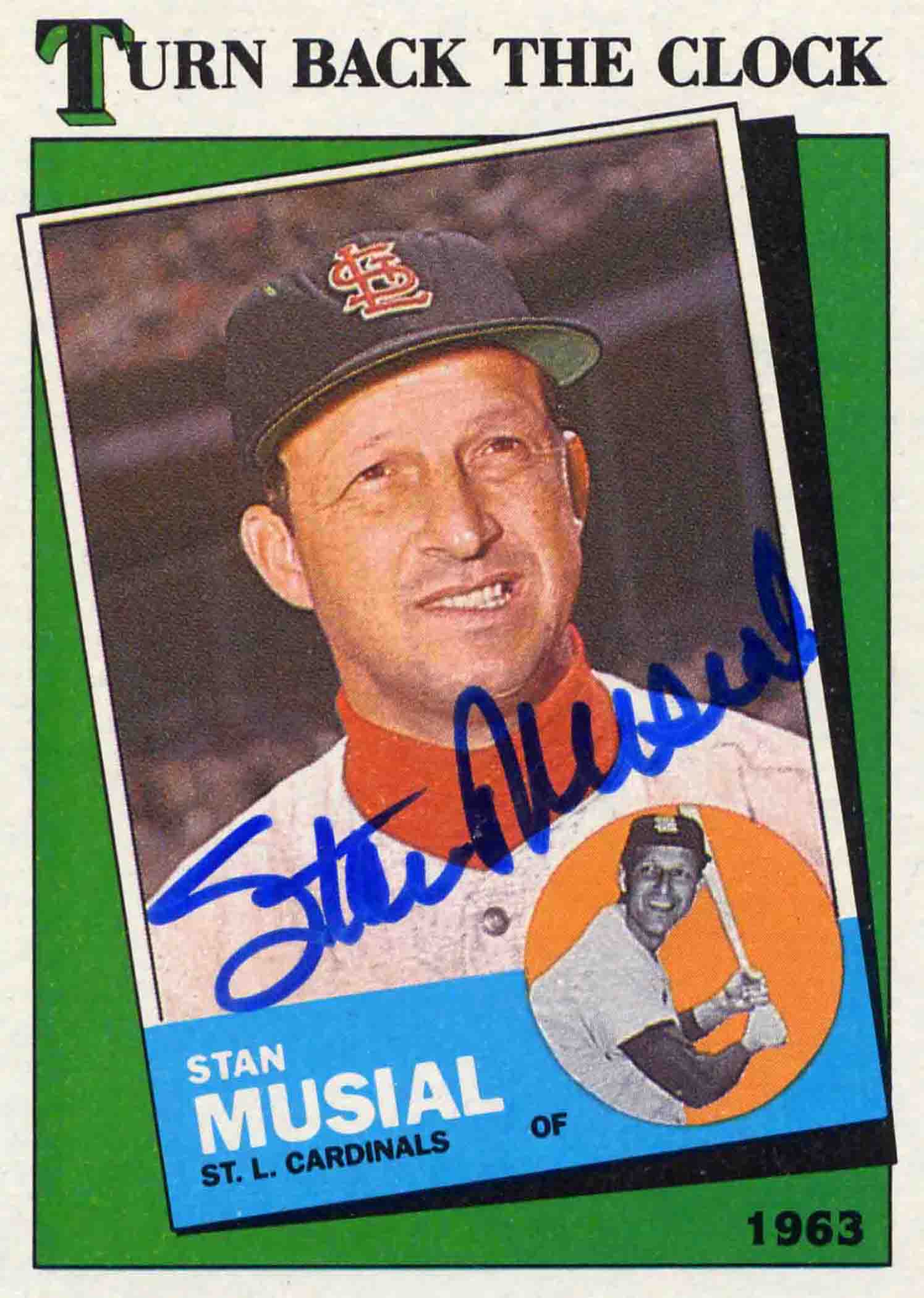 1988 Topps Turn Back the Clock Autographed