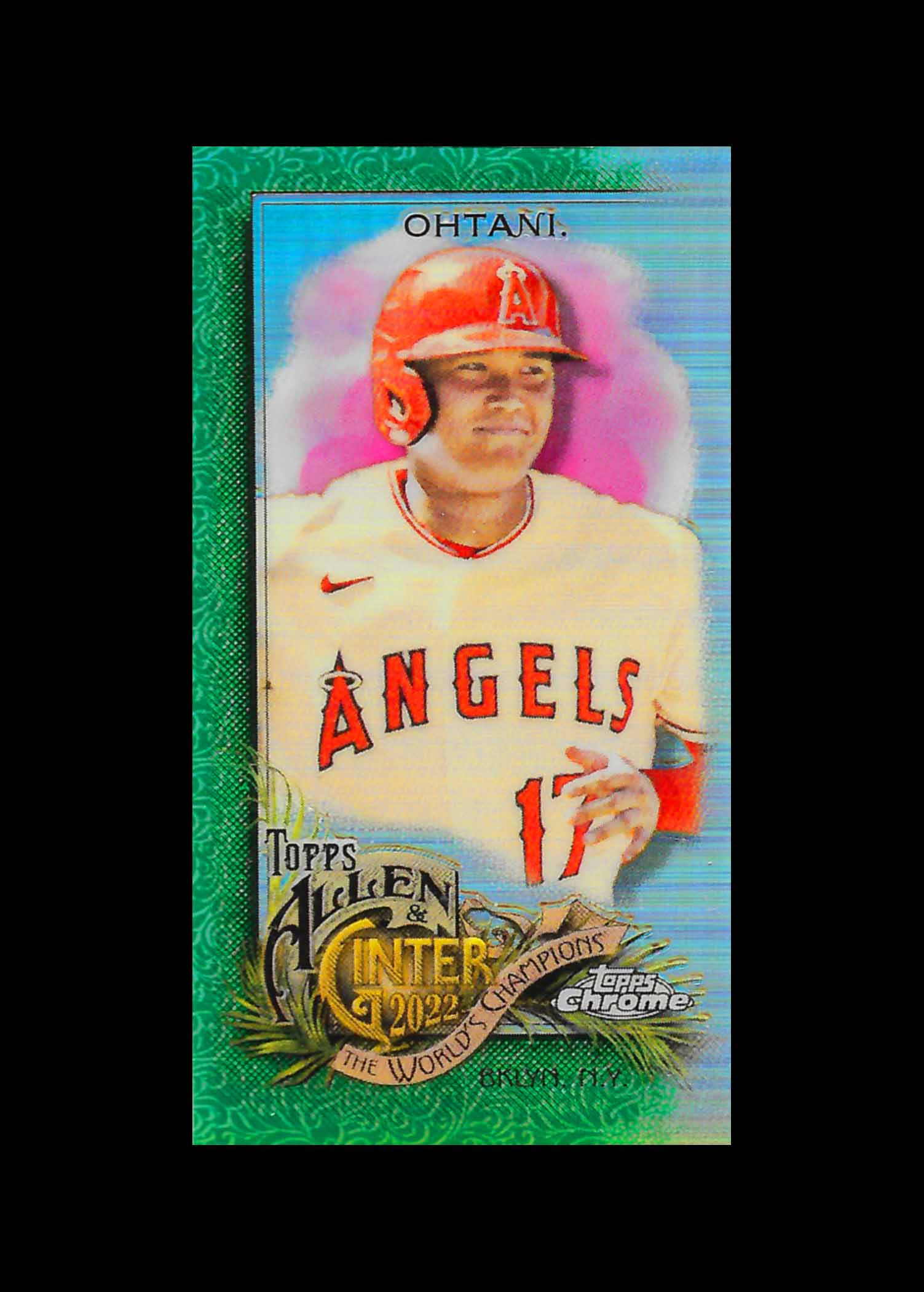2022 Topps Allen and Ginter Chrome Mini Green Refractors