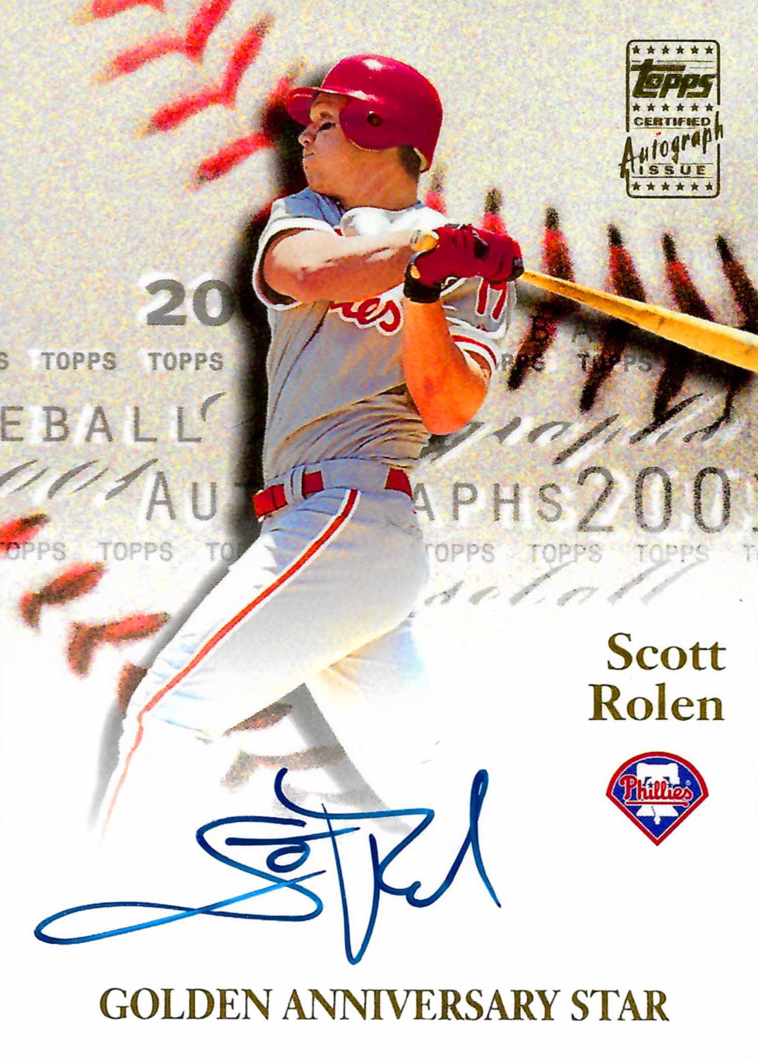 2001 Topps Golden Anniversary Autographs
