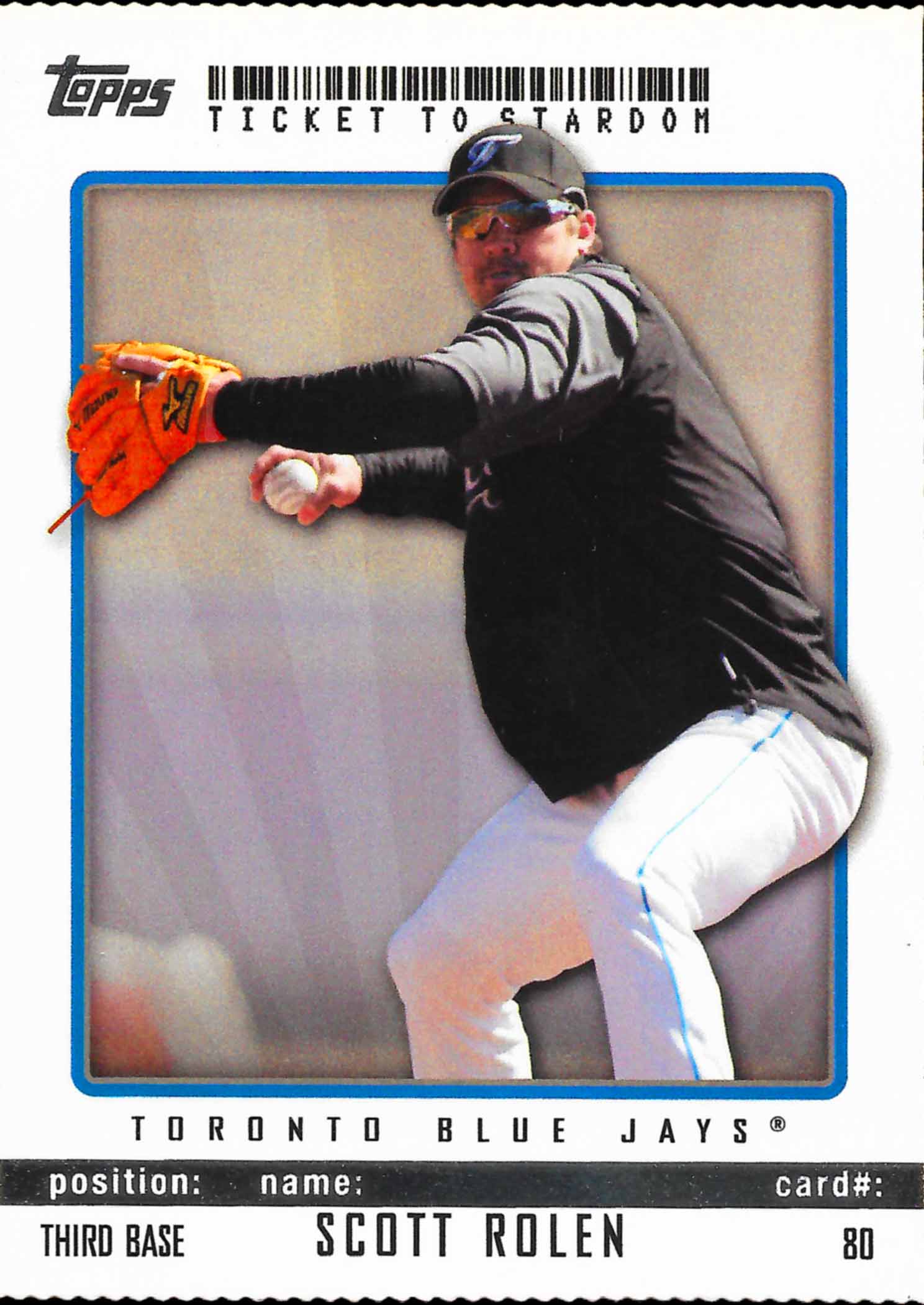 2009 Topps Ticket to Stardom Perforated