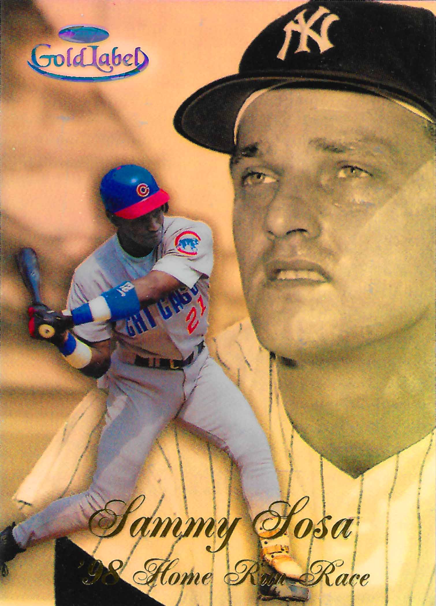 1998 Topps Gold Label Home Run Race Black