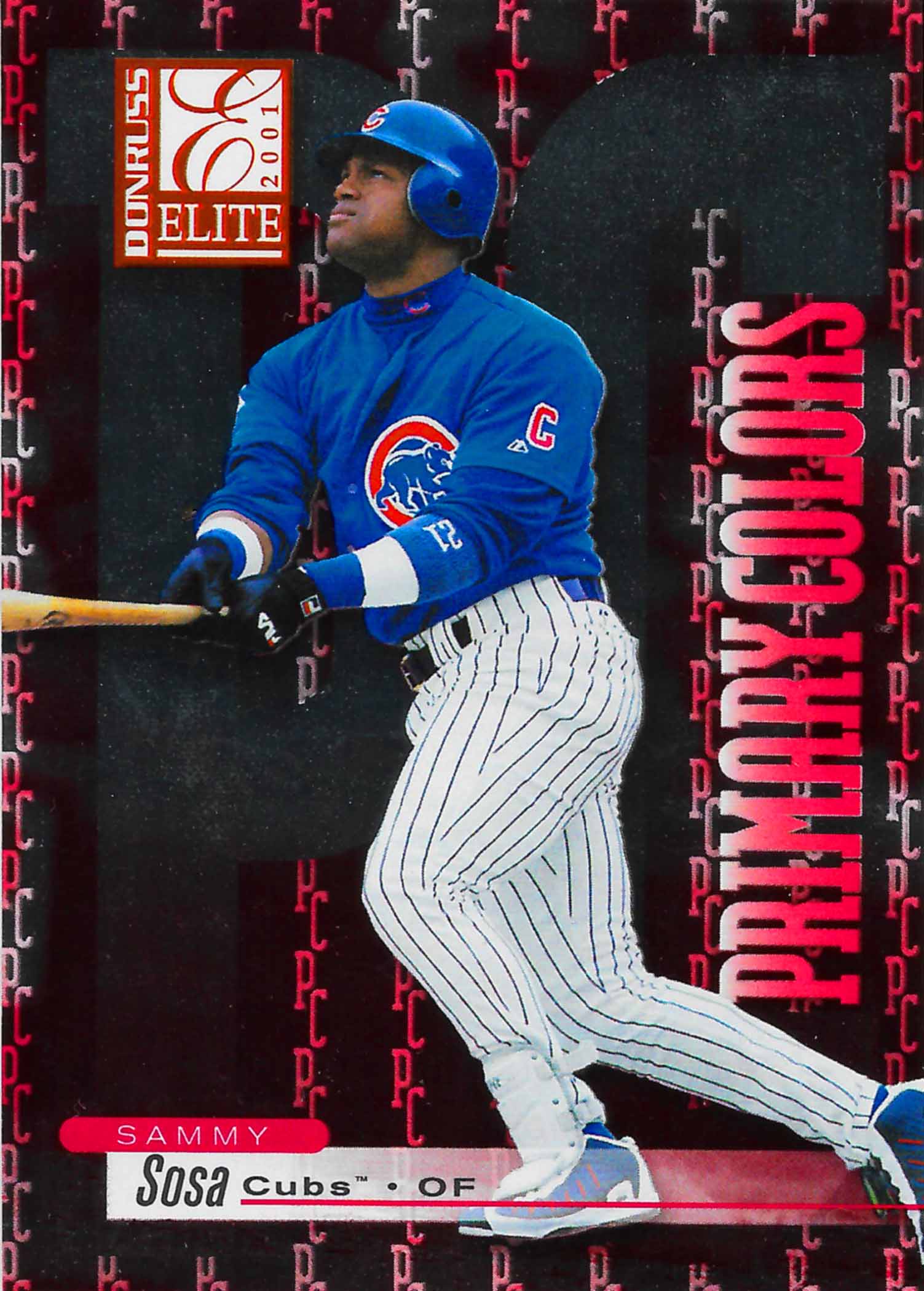 2001 Donruss Elite Primary Colors Red