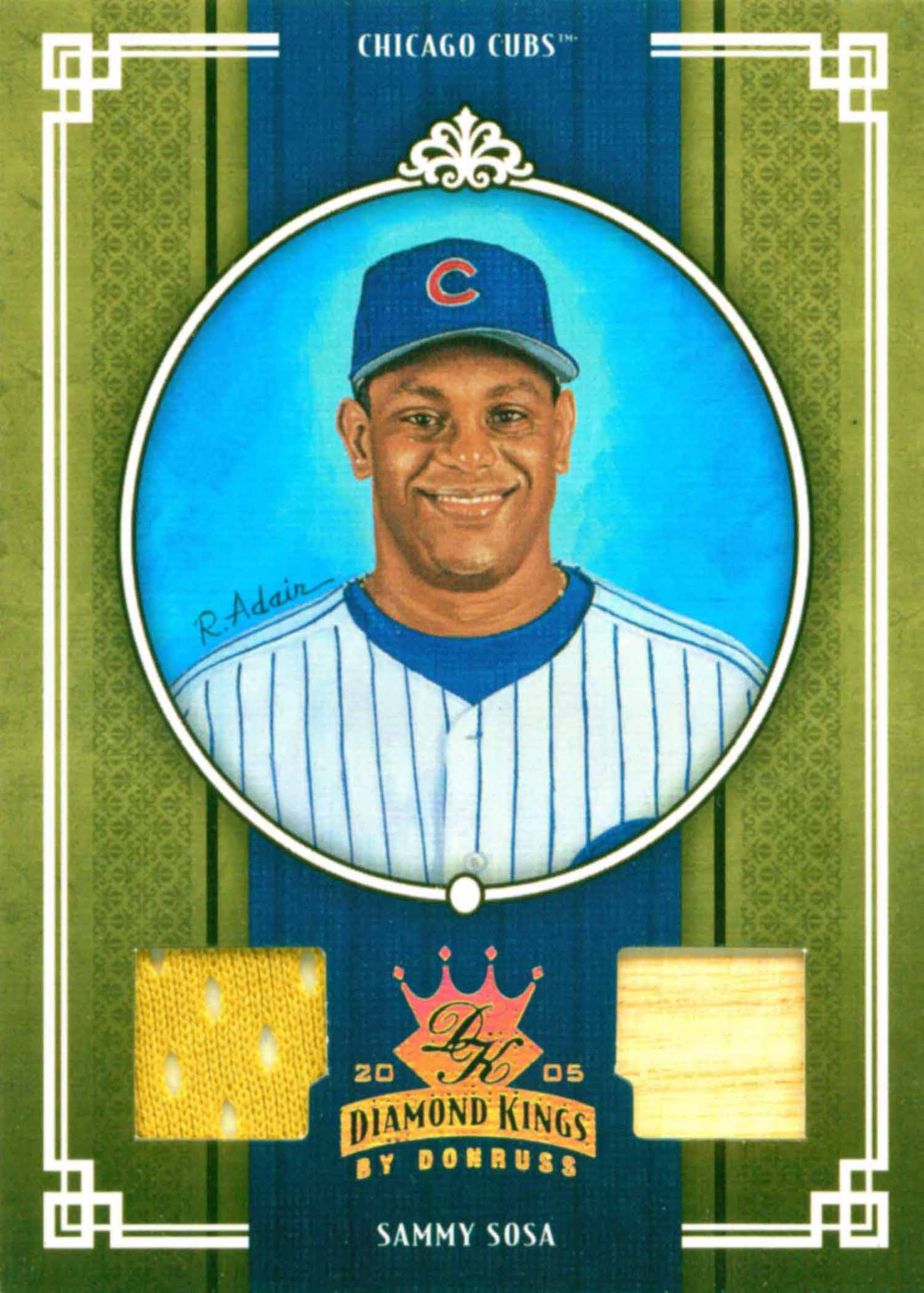 2005 Diamond Kings Materials Gold Bat-Jersey
