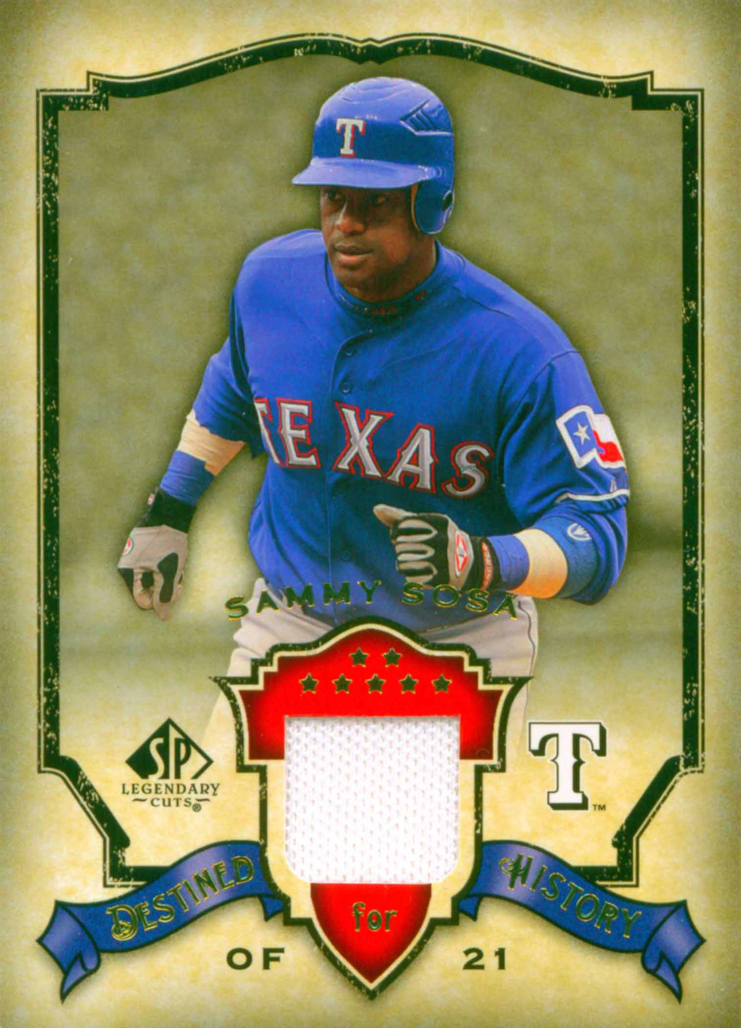 2008 SP Legendary Cuts Destined for History Memorabilia