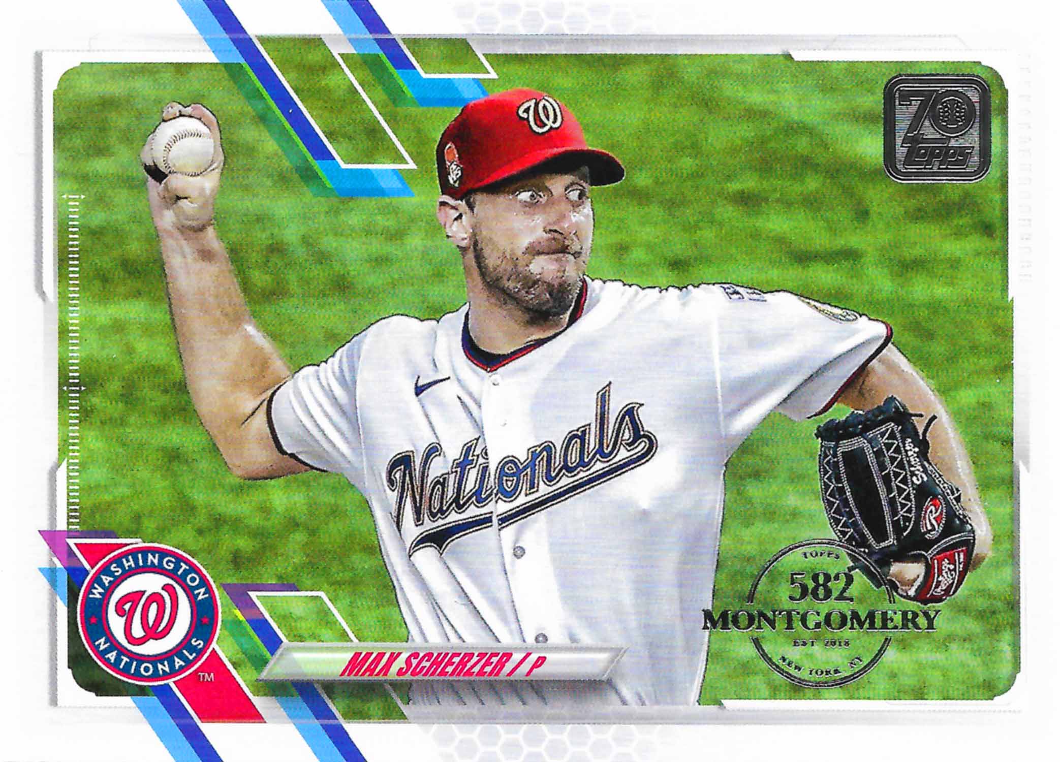 2021 Topps Factory Set 582 Montgomery Club