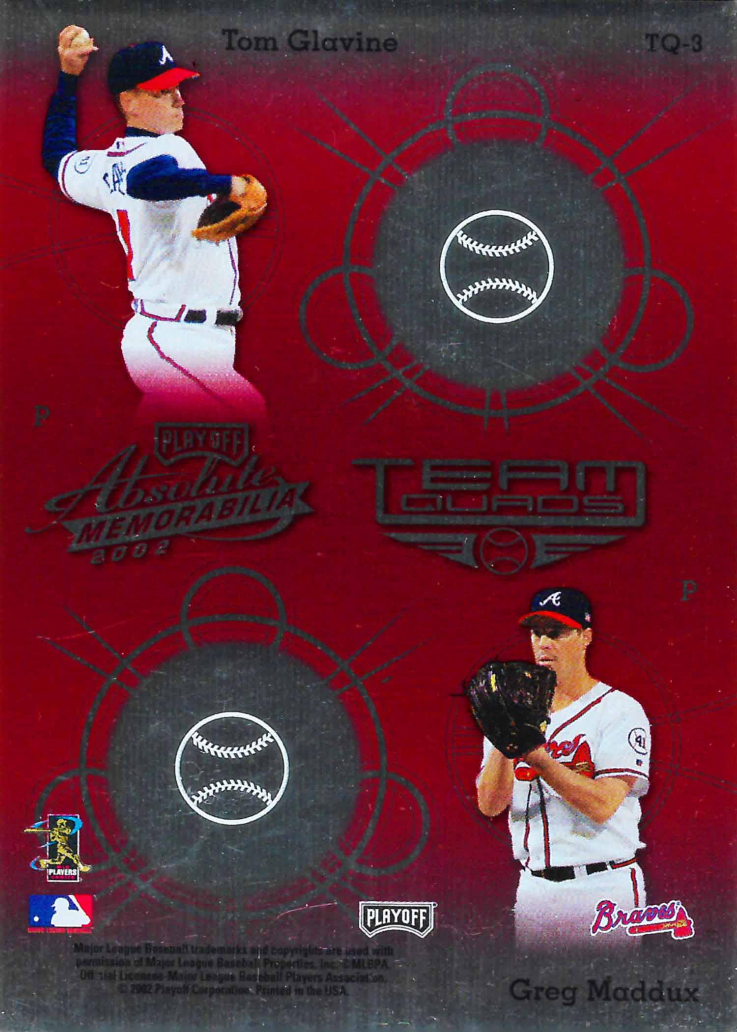 2002 Absolute Memorabilia Team Quads